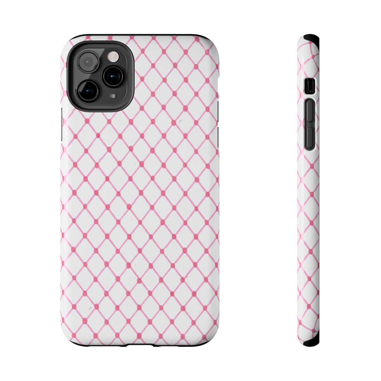 Diamond White / Pink Phone Case