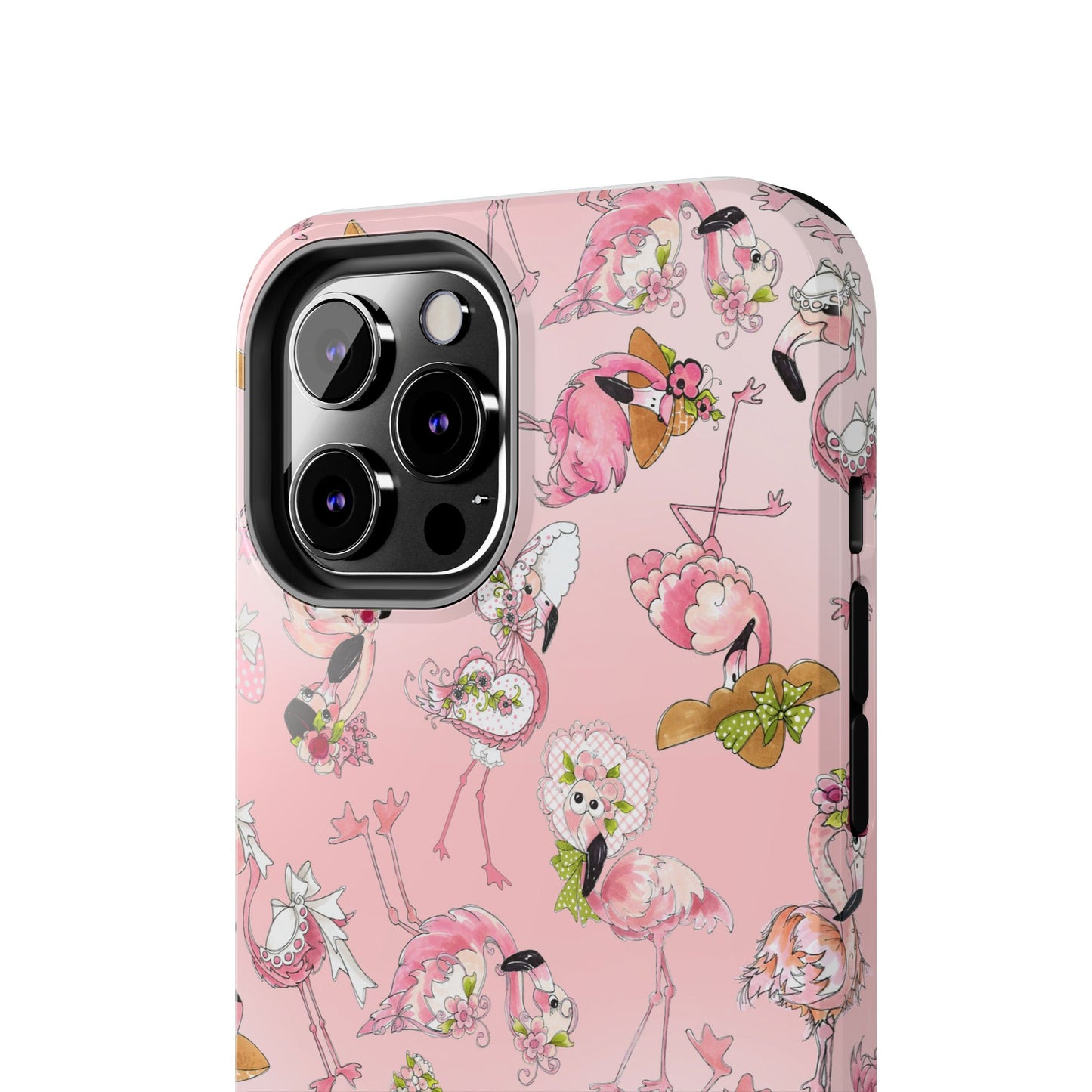 Tossed Flams Pink Phone Case