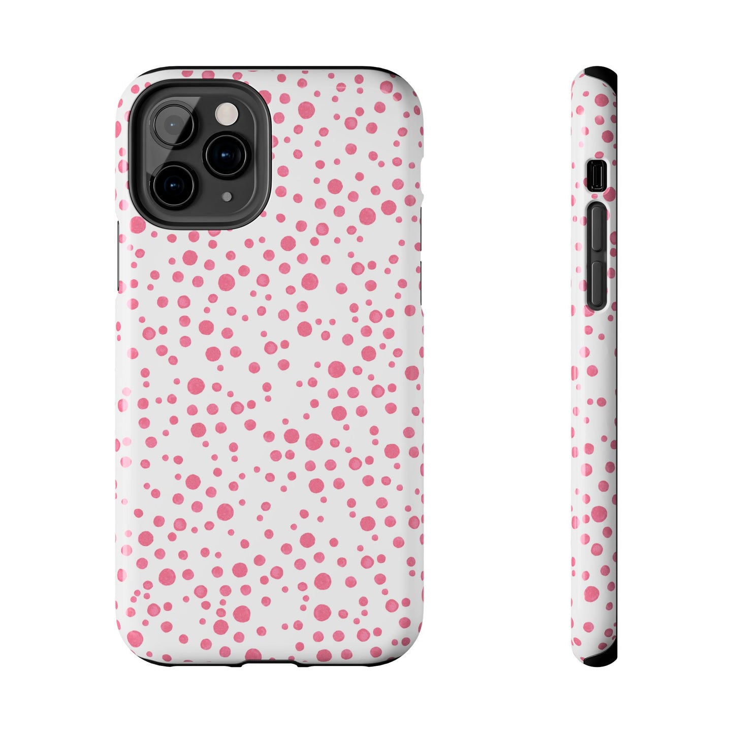 Balloon Dots White / Pink Phone Case