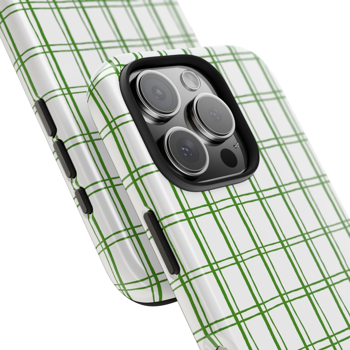 Kitchen Plaid White / Green Phone Case