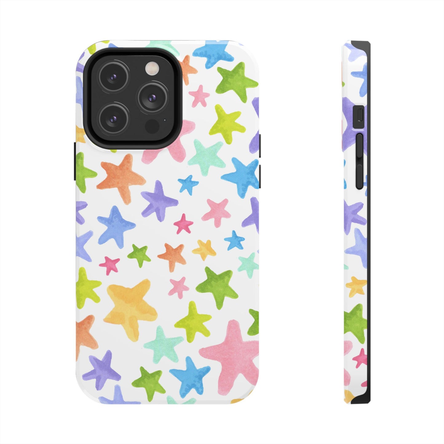 Happy Stars White Phone Case