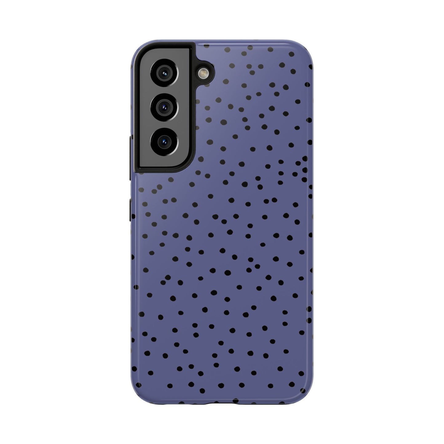 Dinky Dots Blue / Black Phone Case