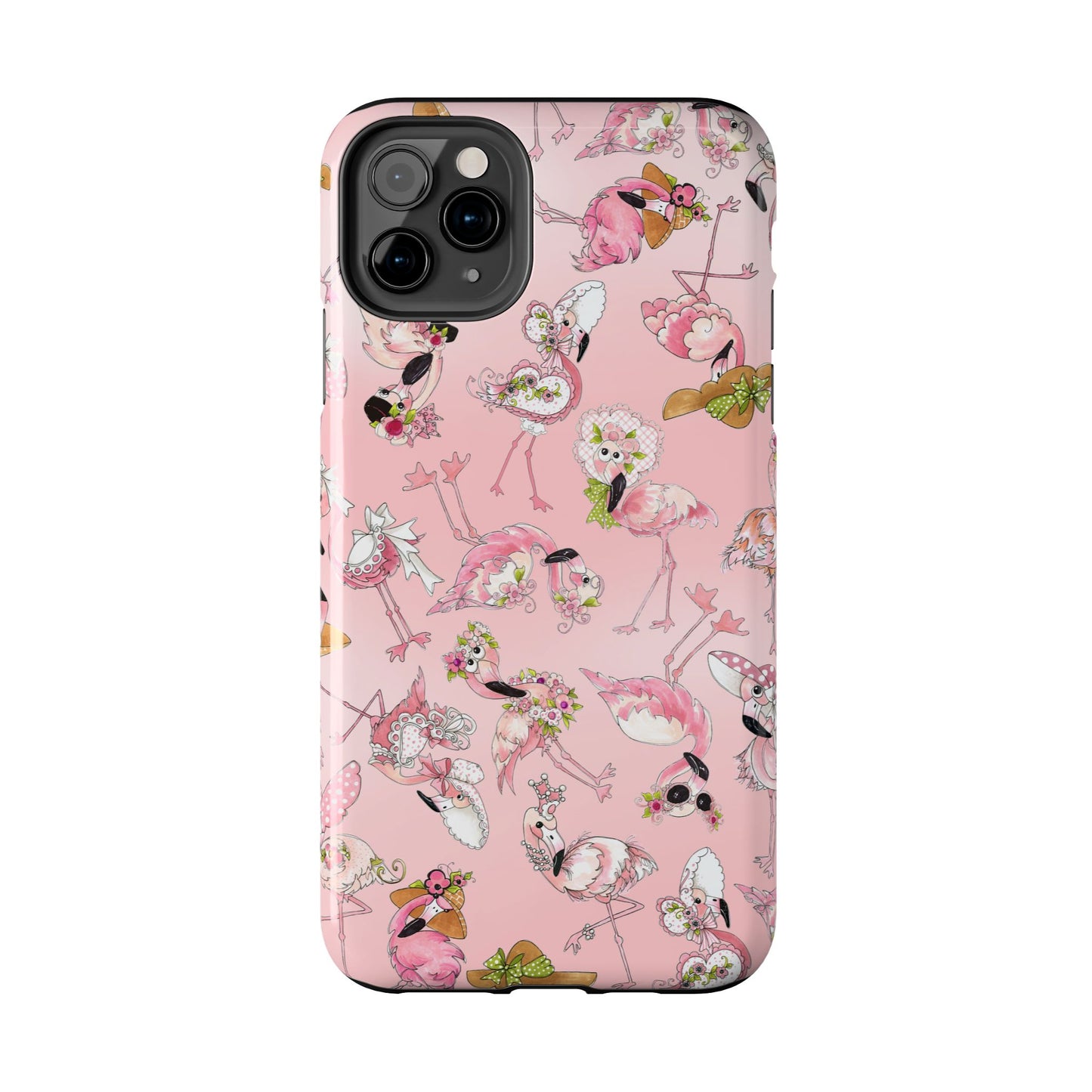 Tossed Flams Pink Phone Case