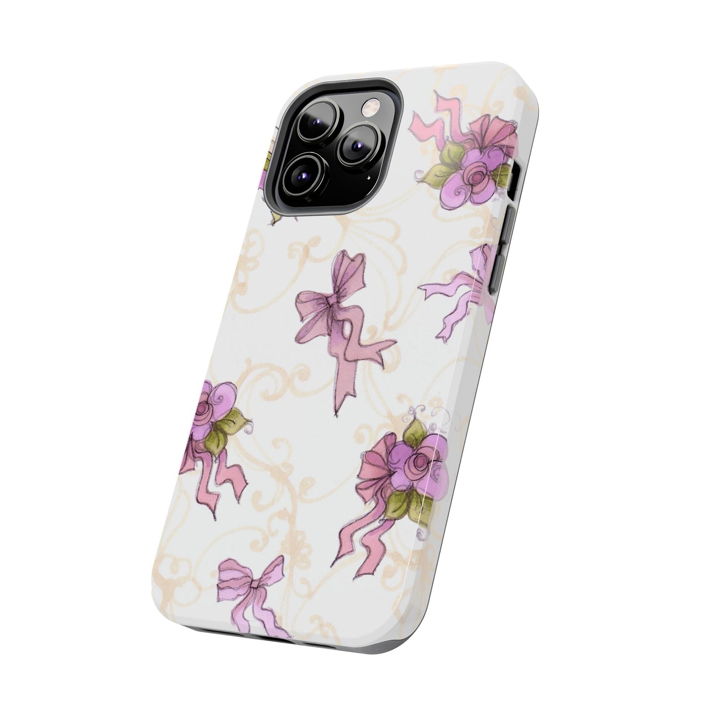 Flower Model Bow Flowers Phone Case