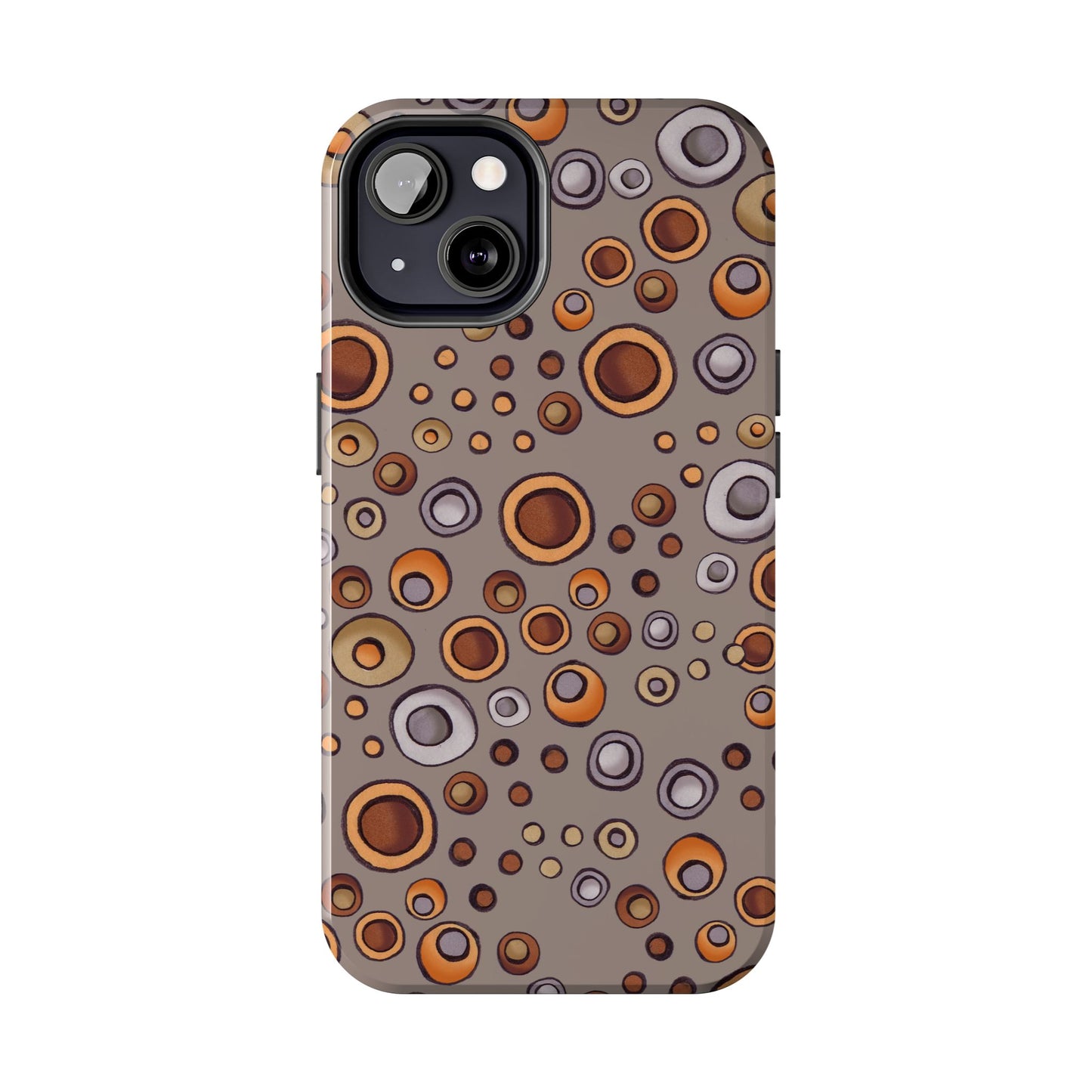 Doggy Dots Gray Phone Case