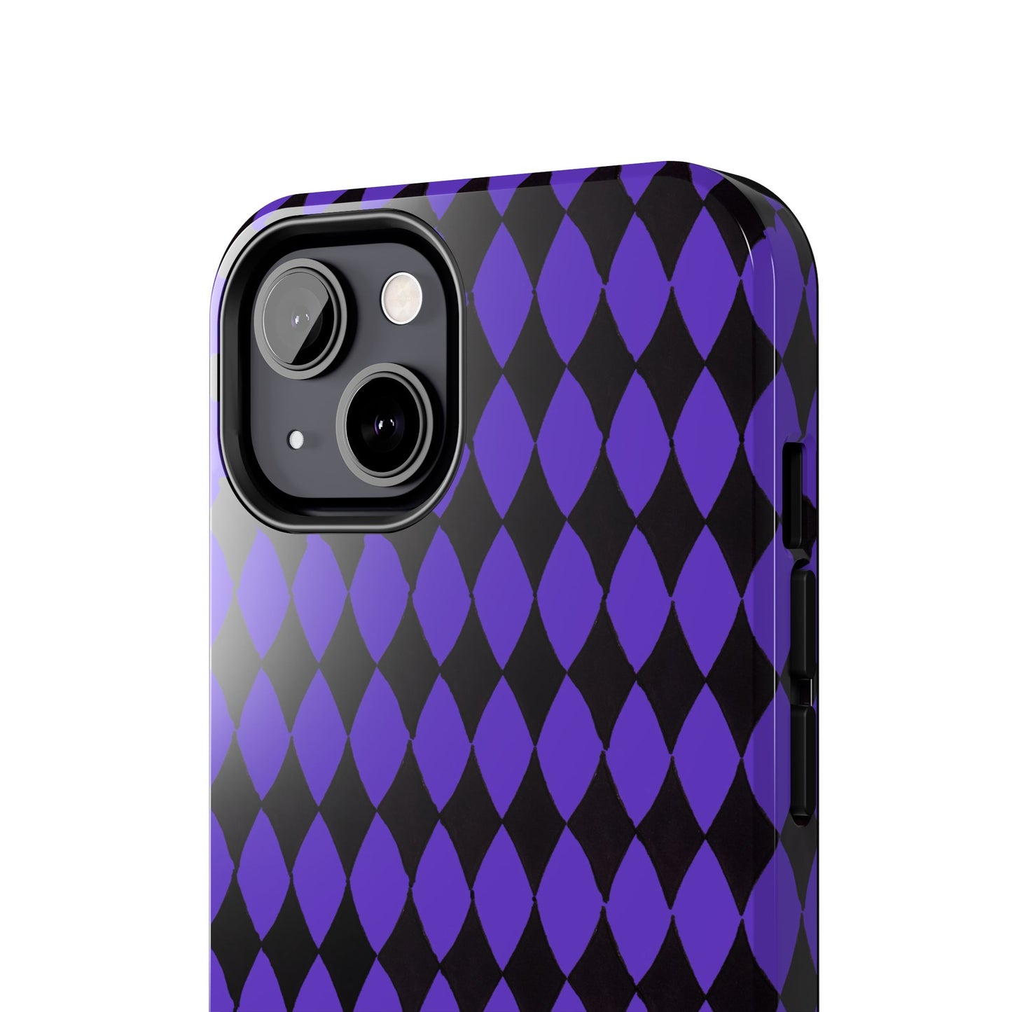 Diamond Purple / Black Phone Case