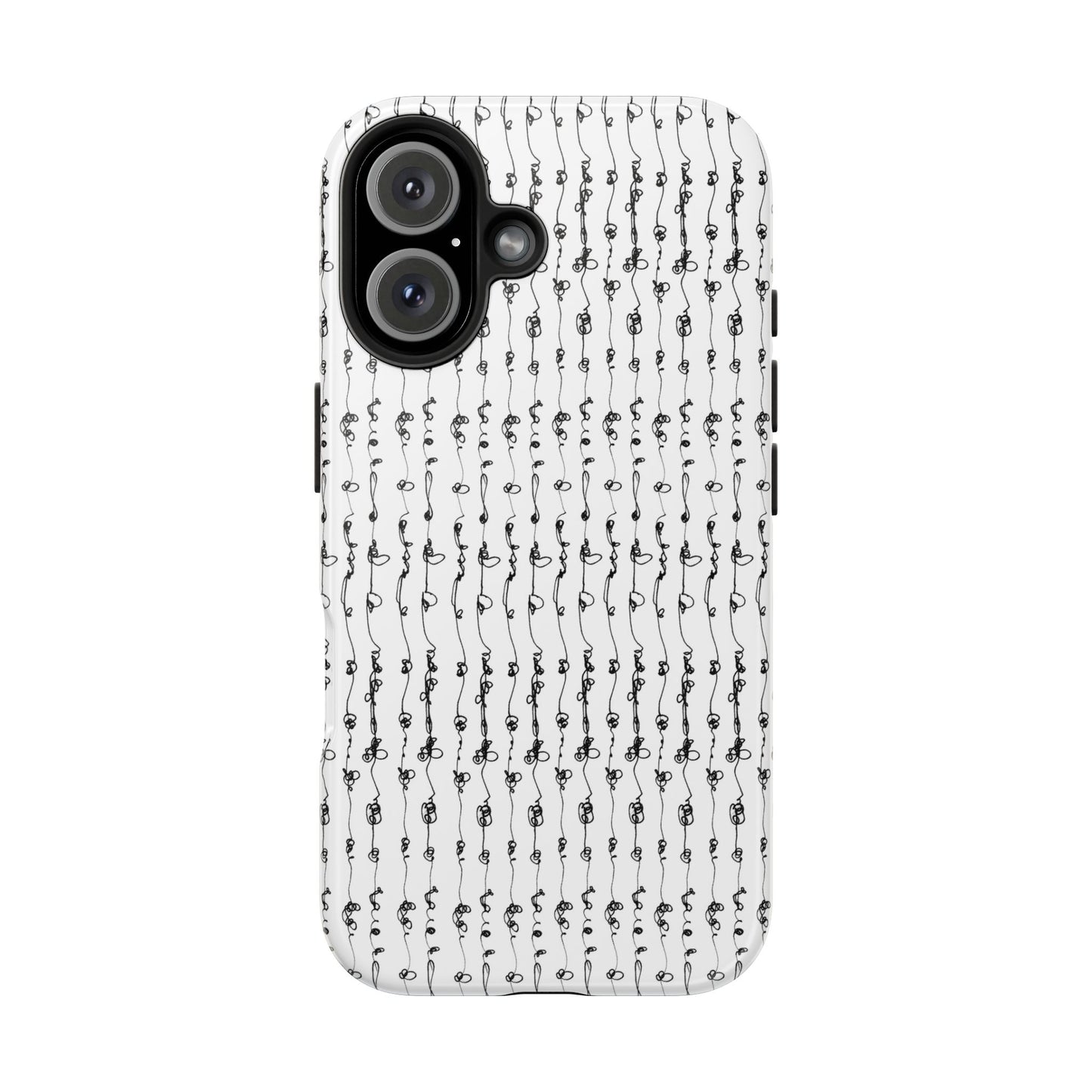 Scribble Stripe Phone Case