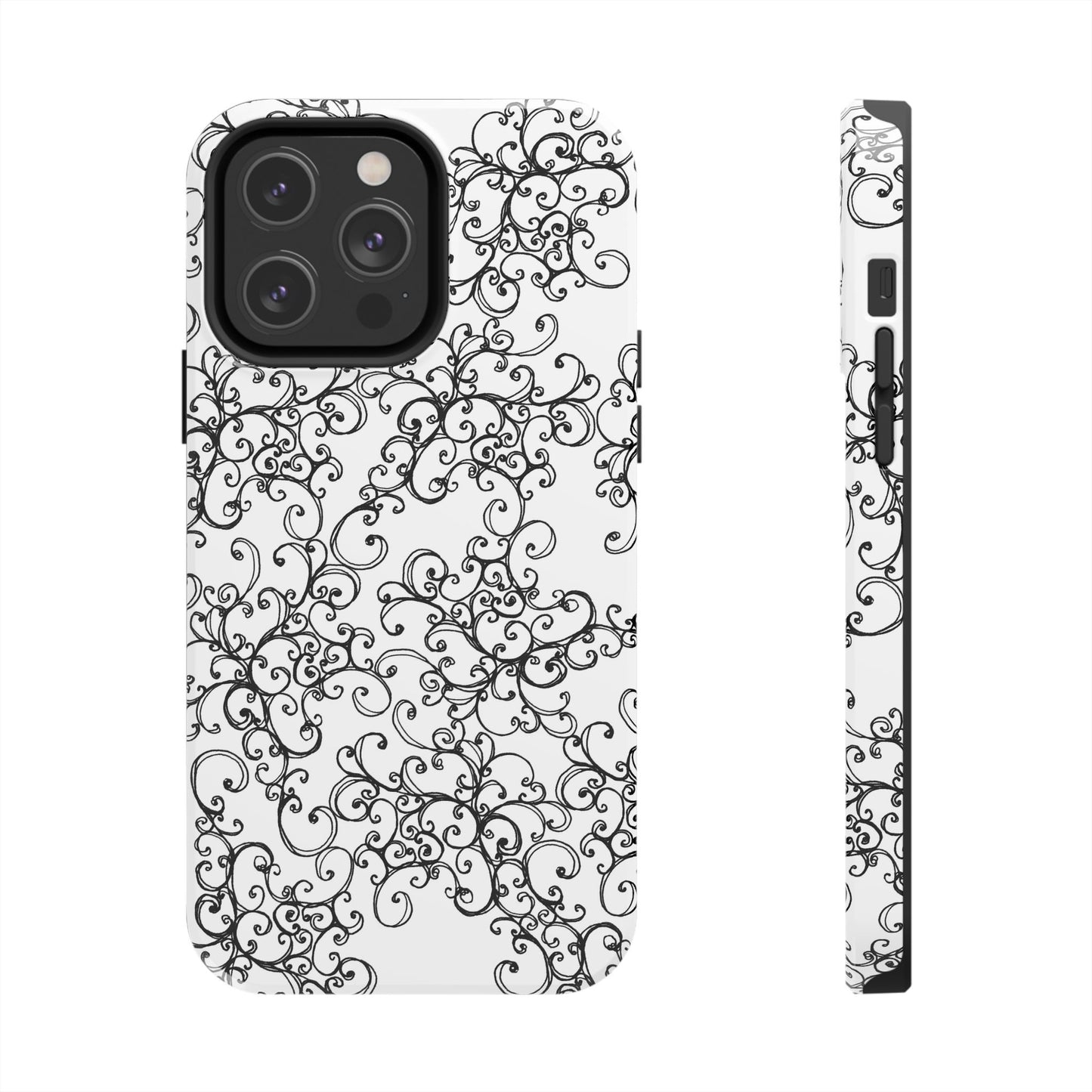 Poodle Scroll Phone Case
