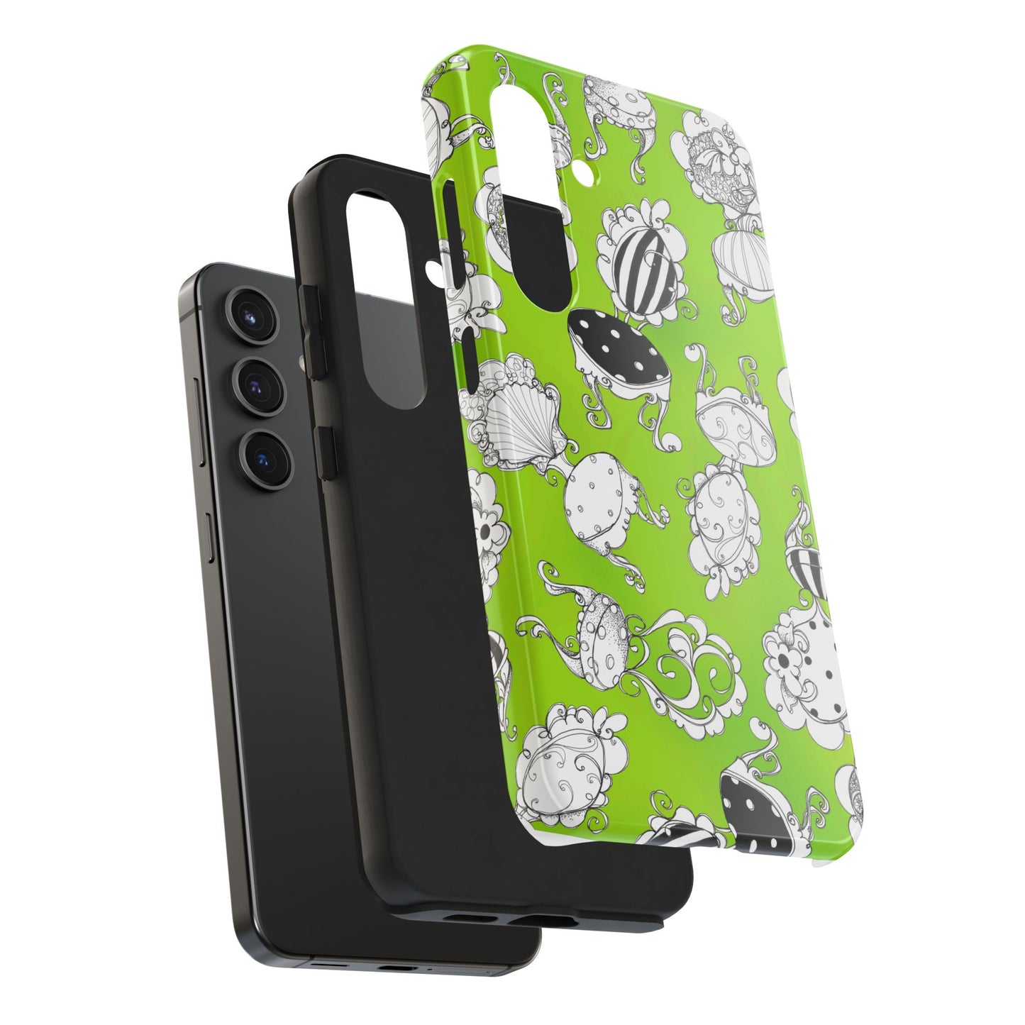 Bistro Chairs Lime Phone Case