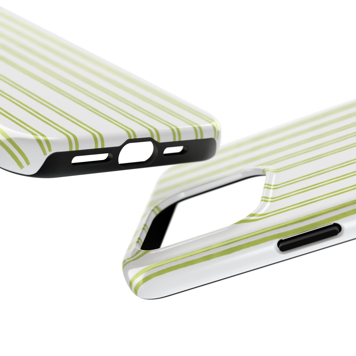 Green Double Stripe Phone Case