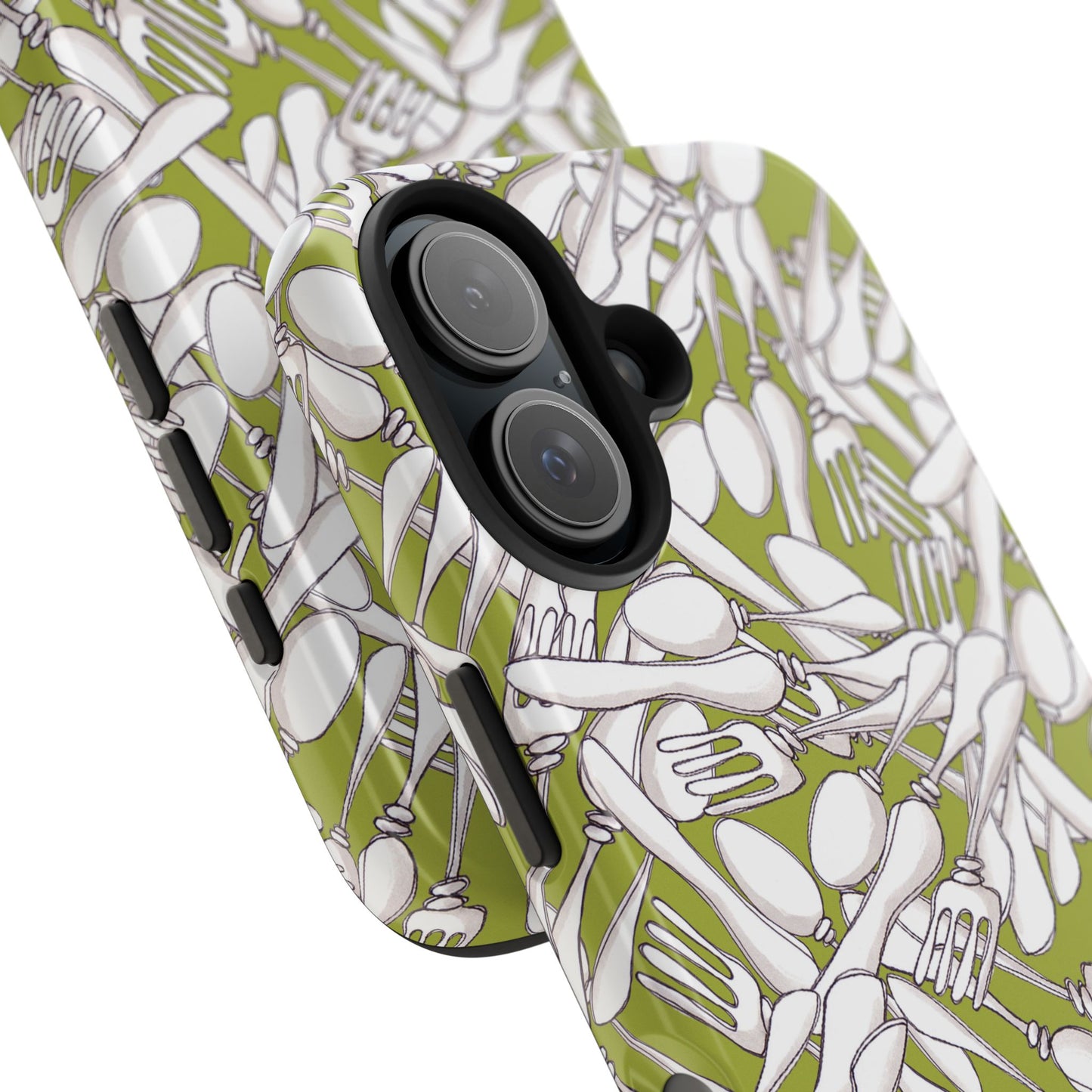 Silverware Wars Green Phone Case