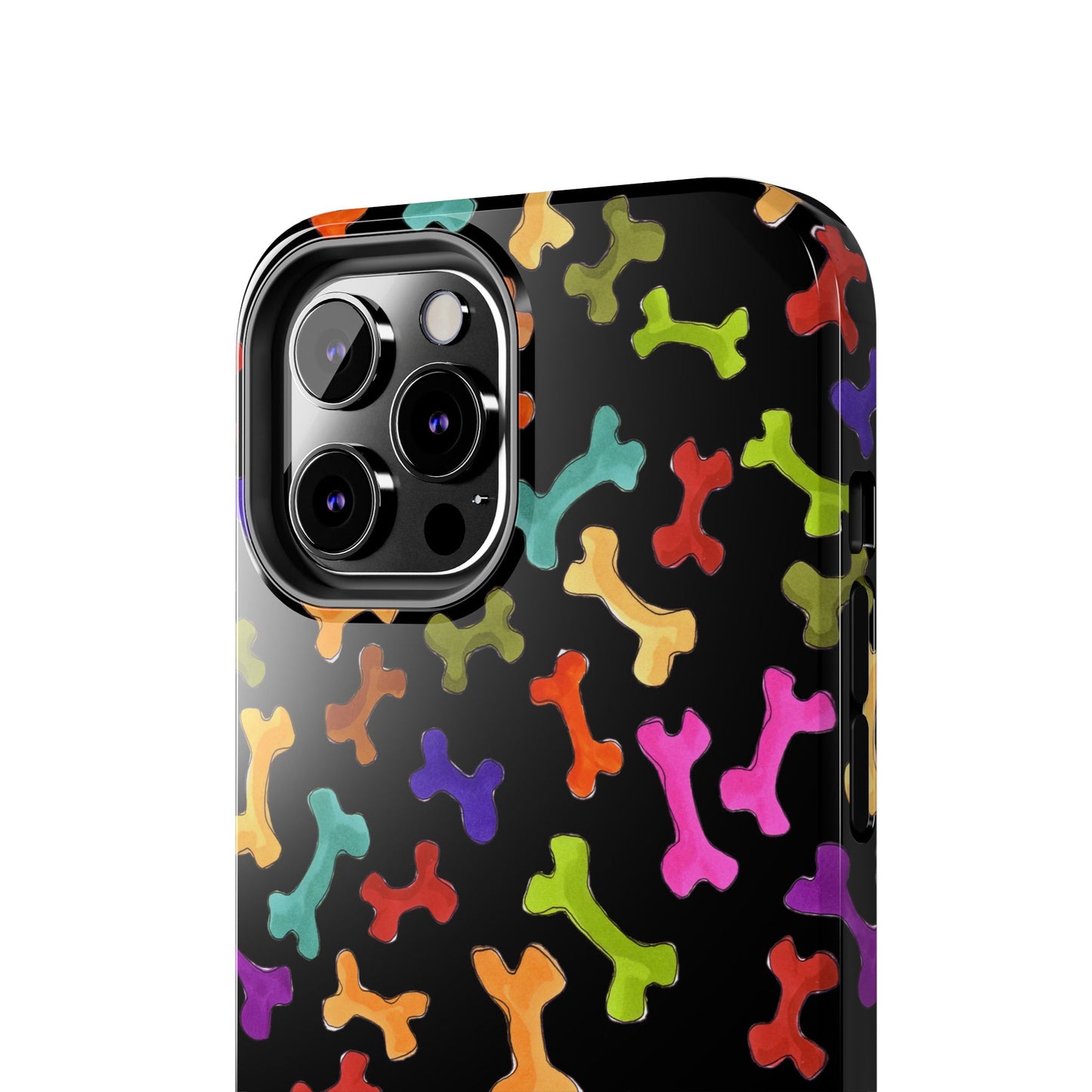 Happy Bones Black Phone Case