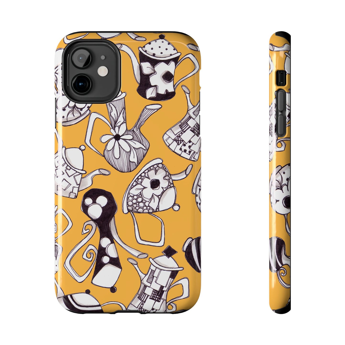 Fancy Pots Yellow Phone Case