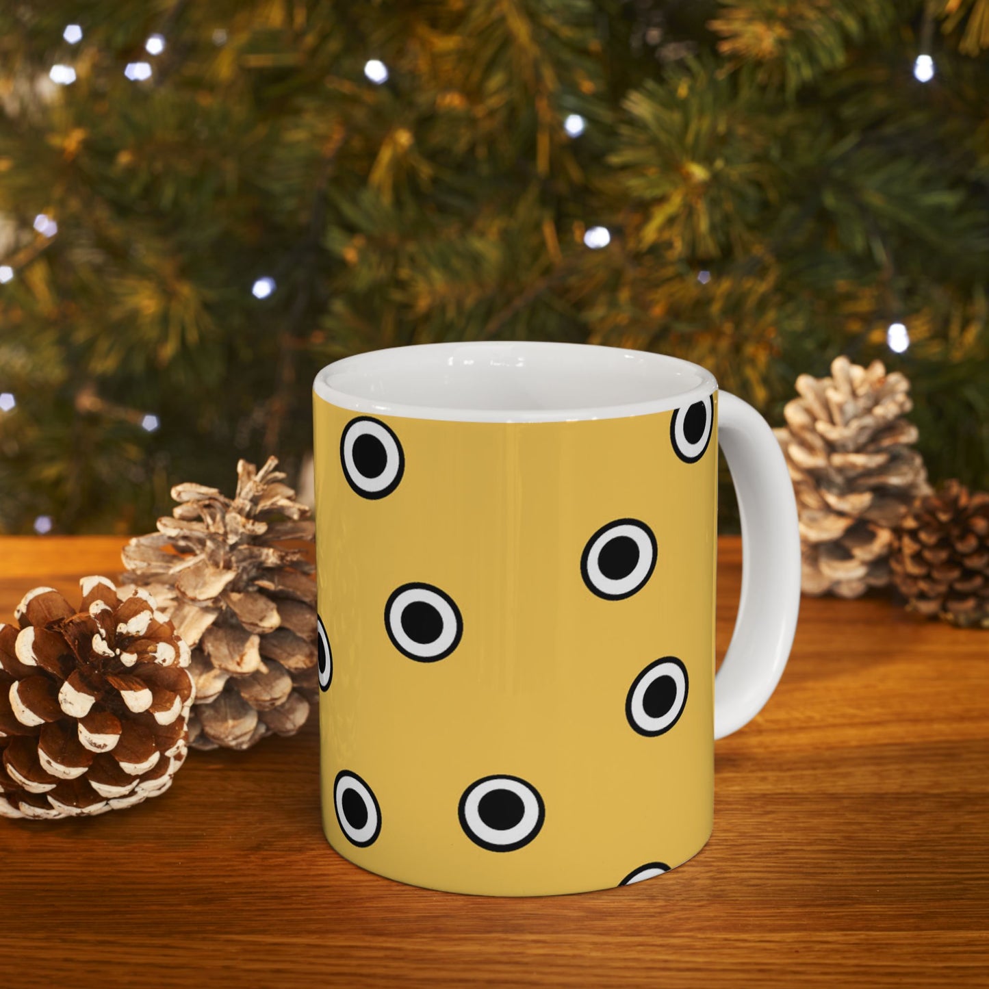 CD Dots Yellow / Black Cup