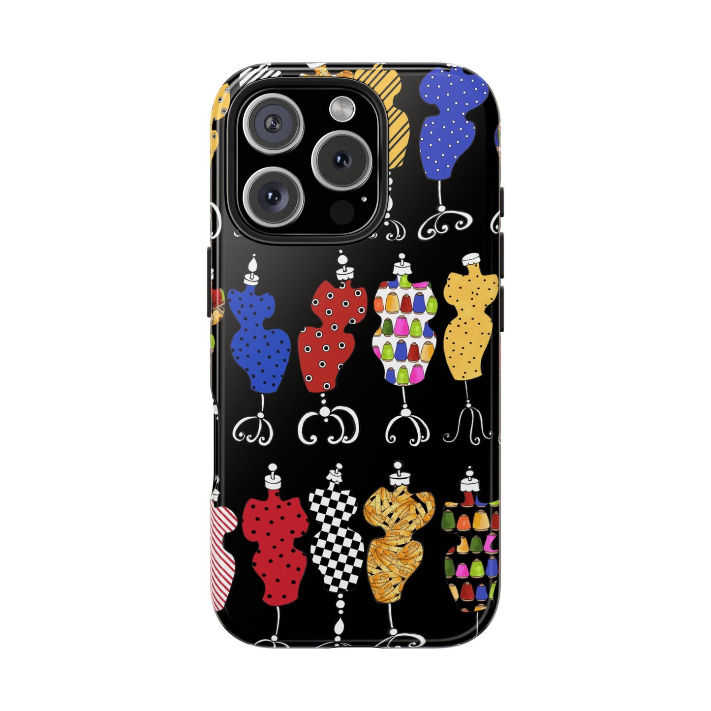 Go Figure Black / Multi Phone Case