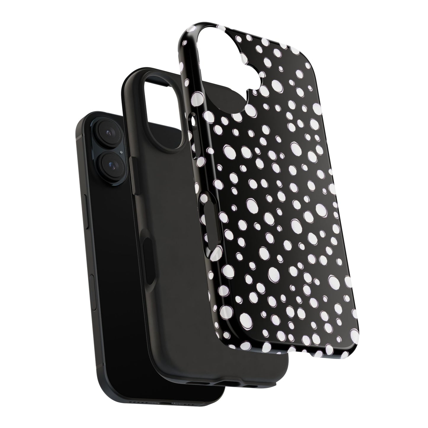 Pot Dots Black Phone Case