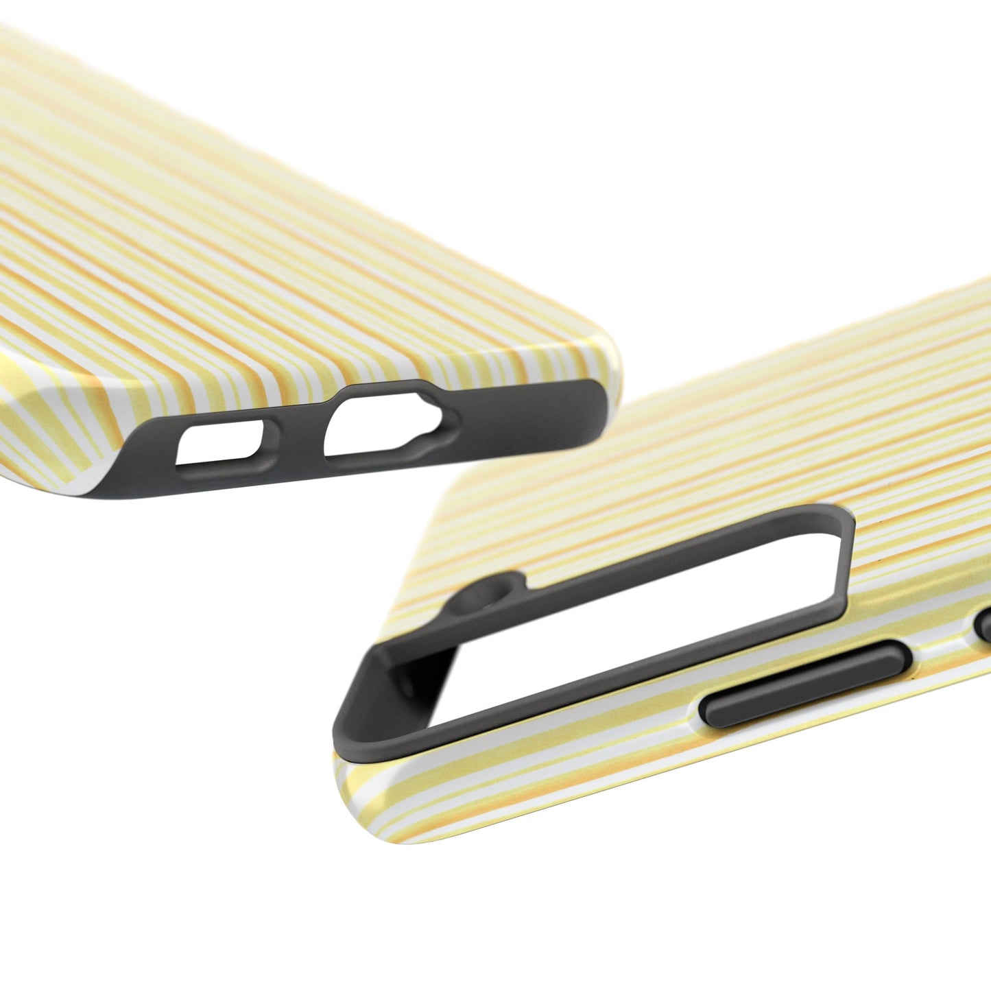 Tri Stripe Yellow Phone Case