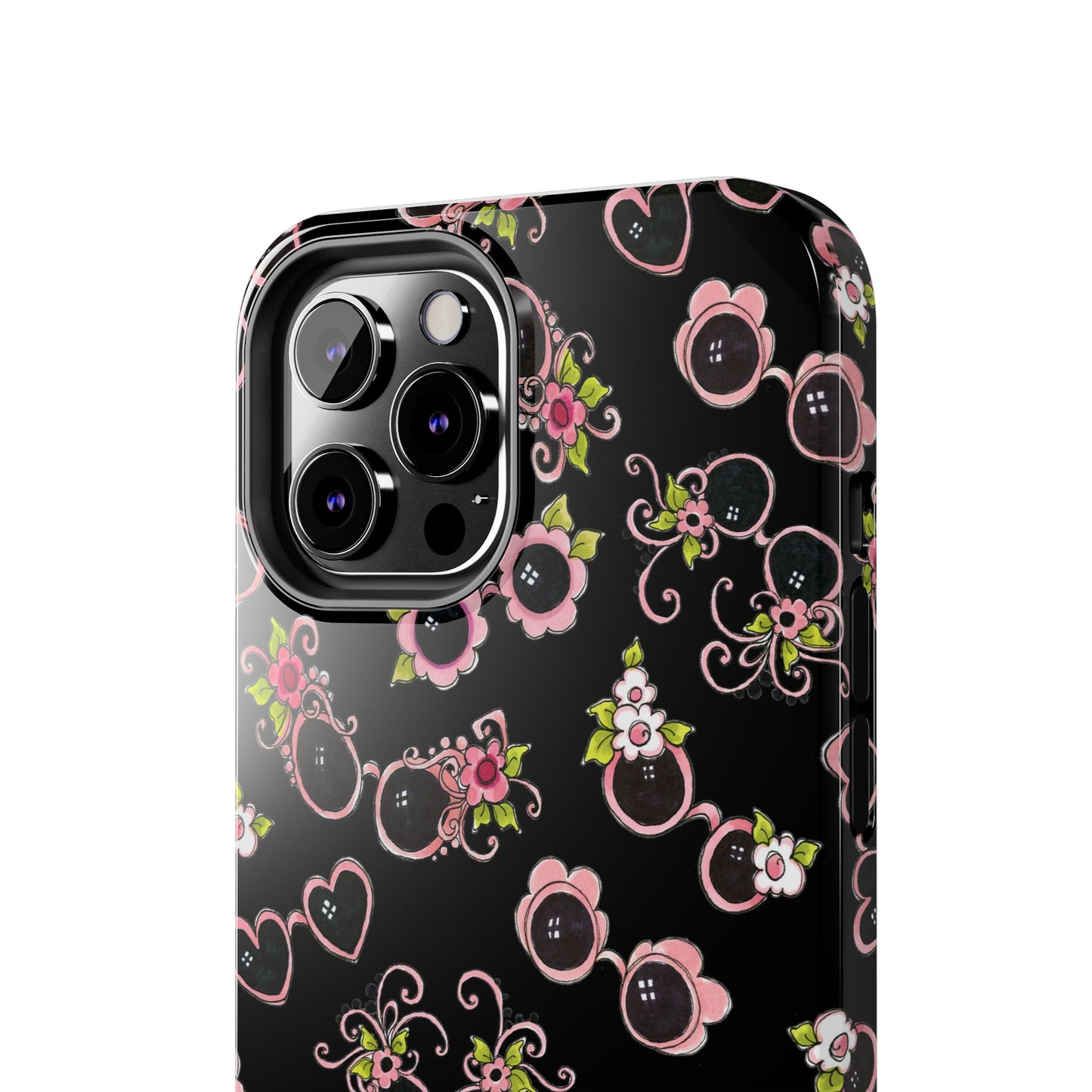 Tossed Shades Black Phone Case