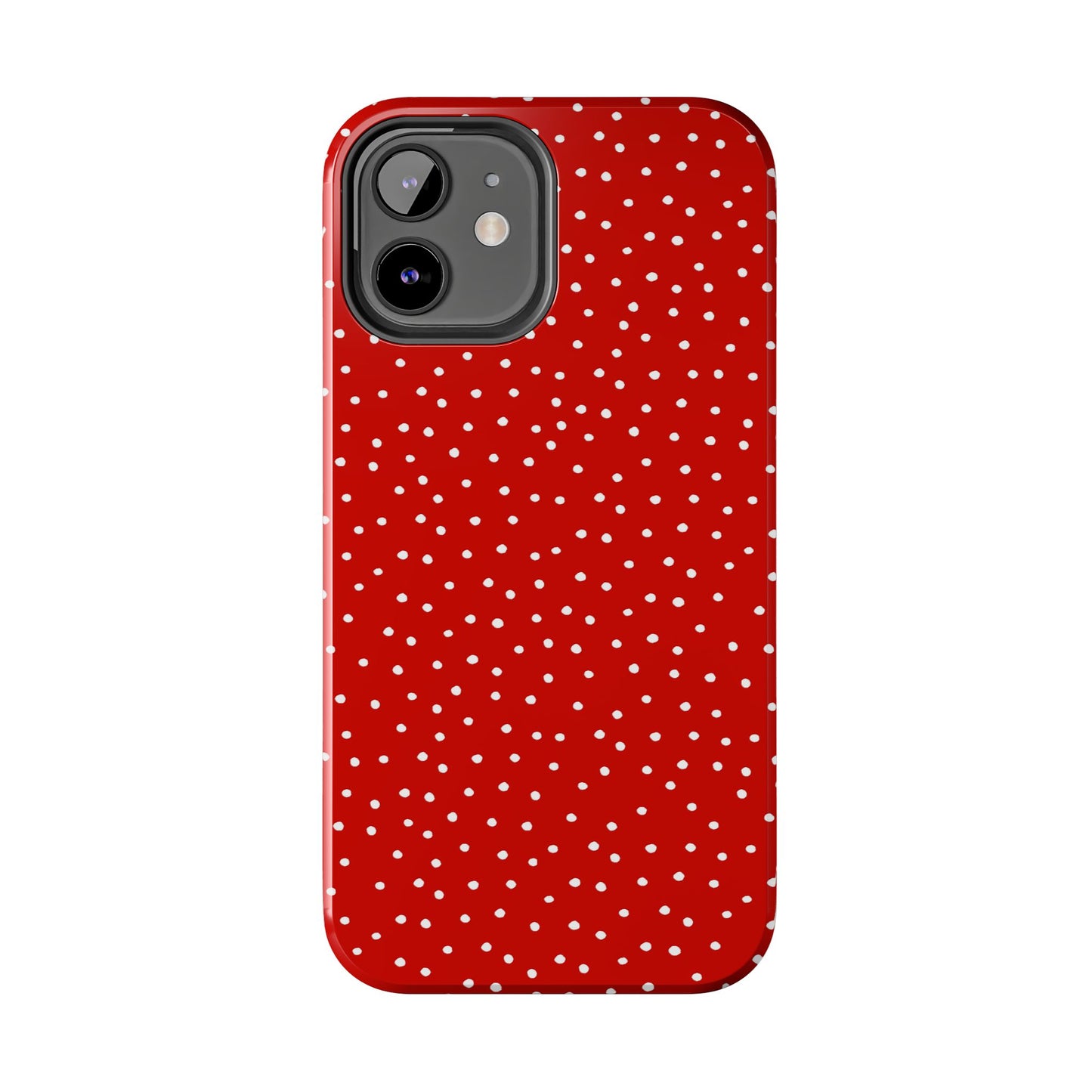 Dinky Dots Red / White Phone Case