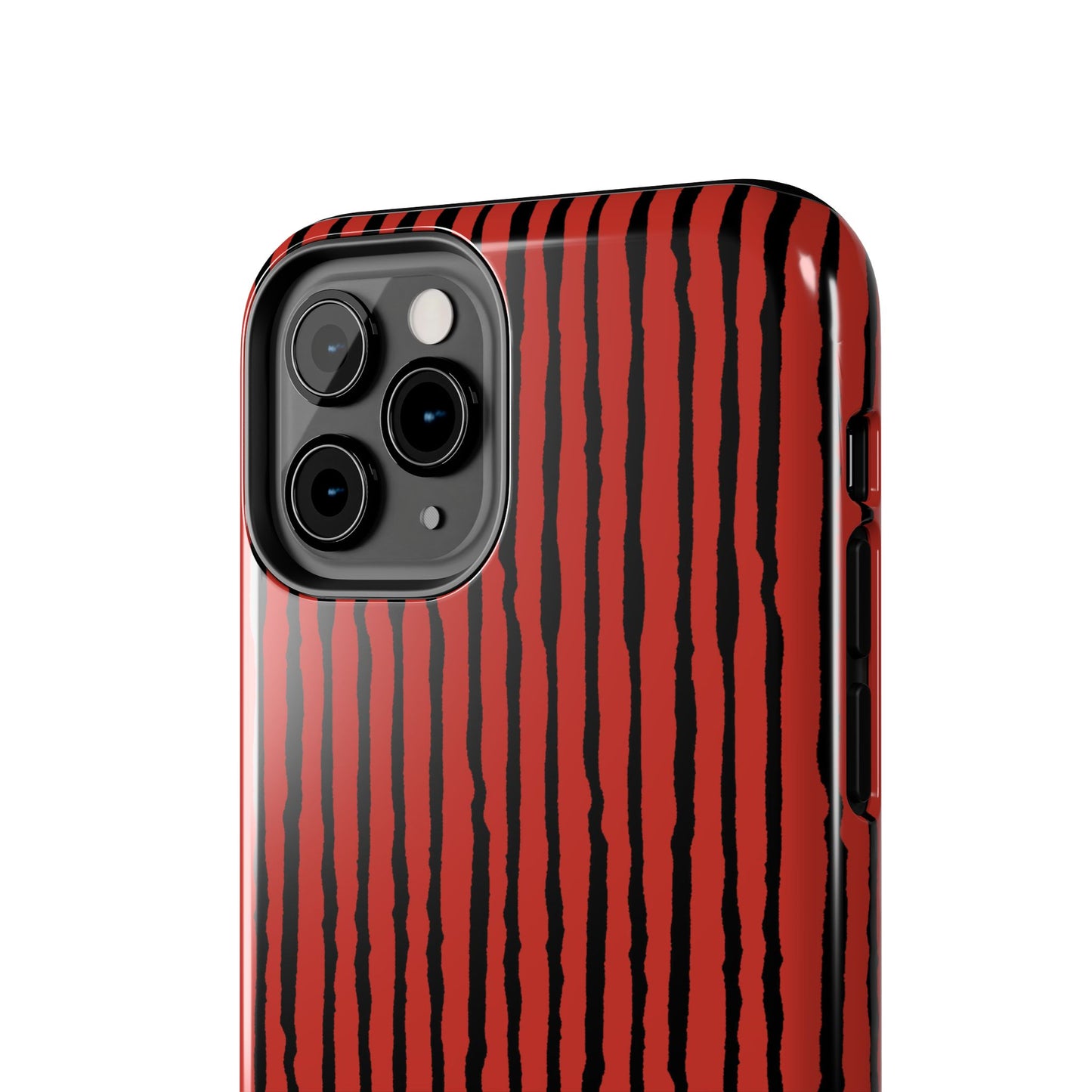 Sorta Stripe Red / Black Phone Case