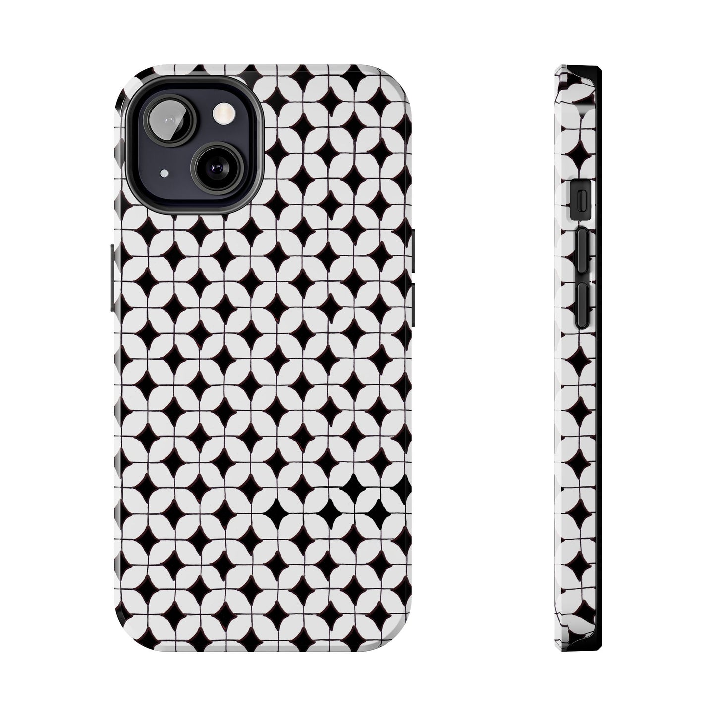 Tile-ish Black Phone Case