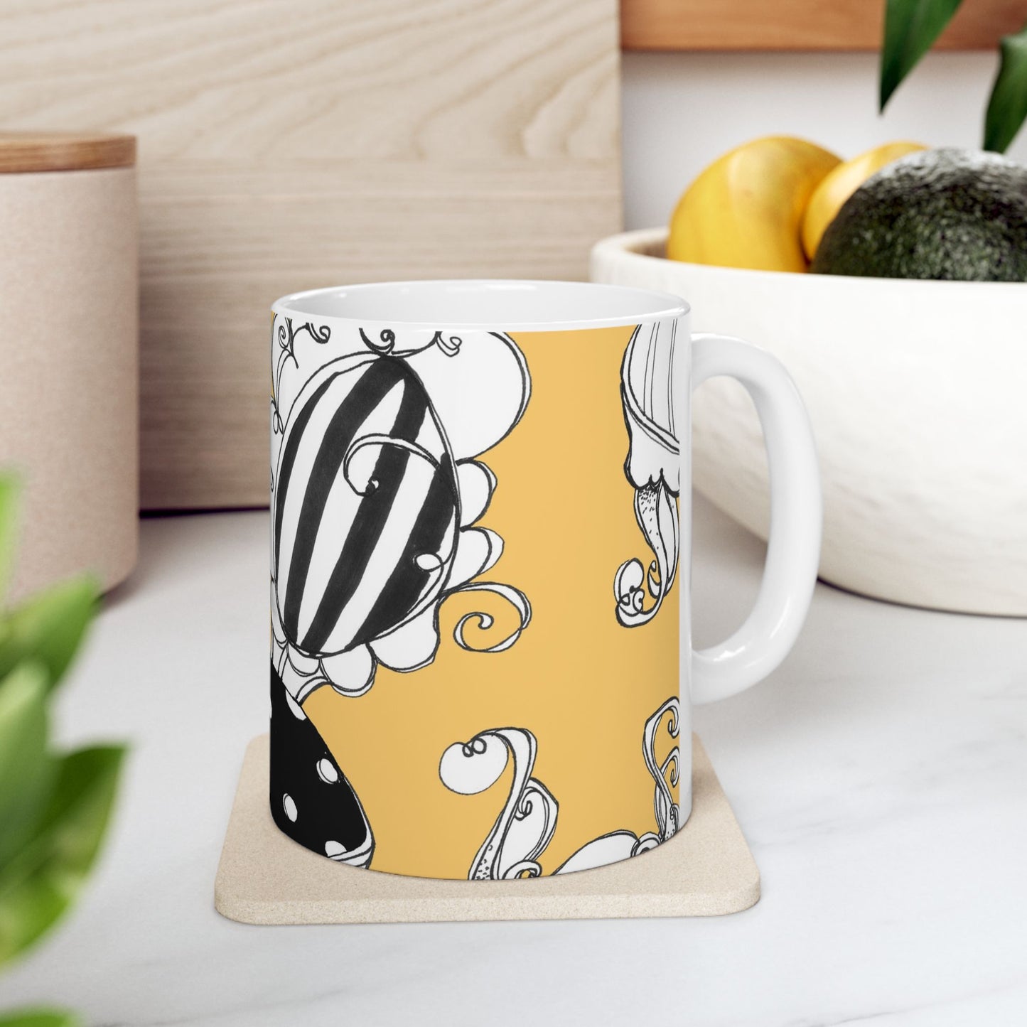 Bistro Chairs Yellow Cup