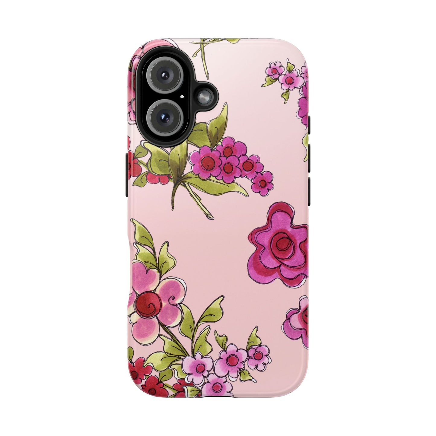 Jumbo Floral Pink Phone Case