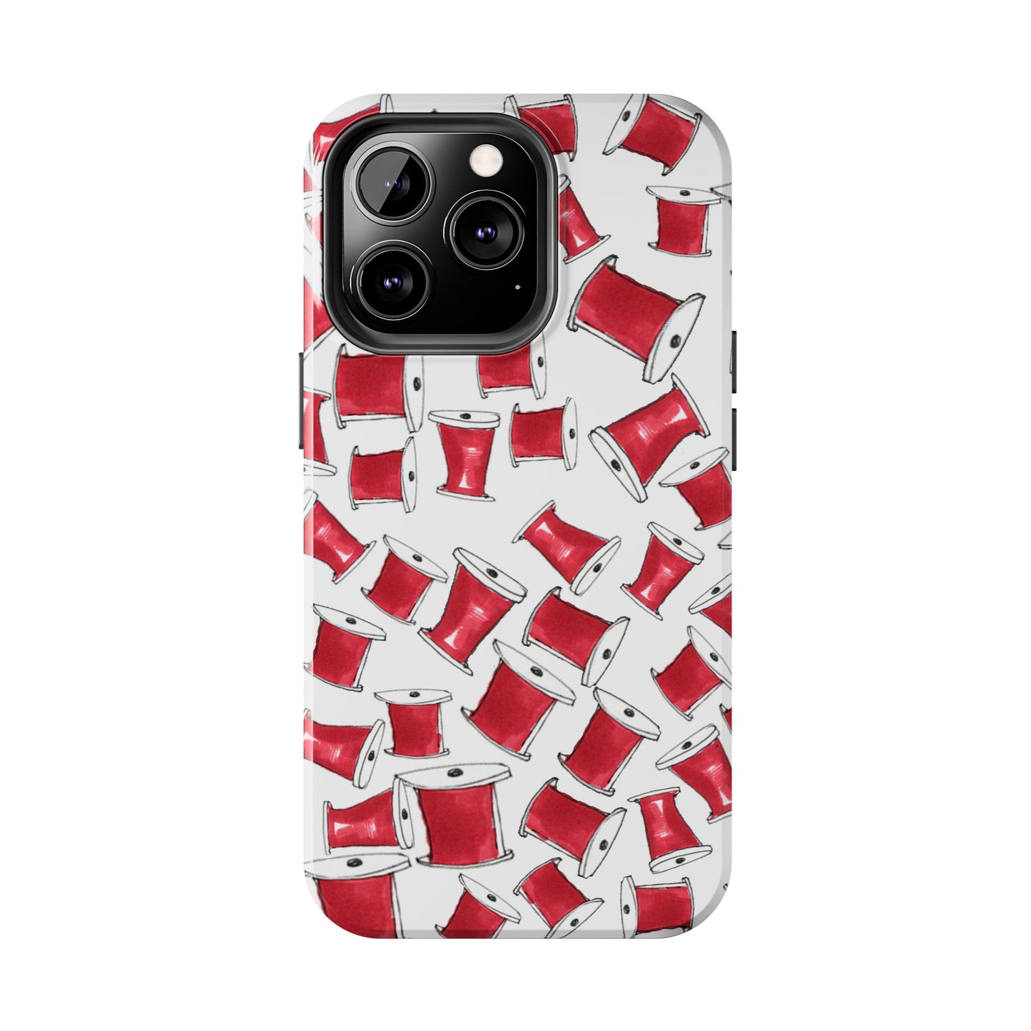 Red Thread White Phone Case