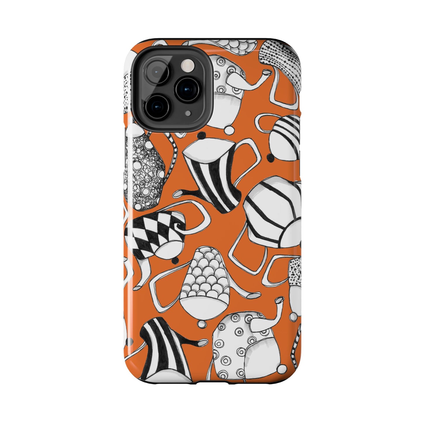 Coffee, Tea Anyone? Orange Phone Case