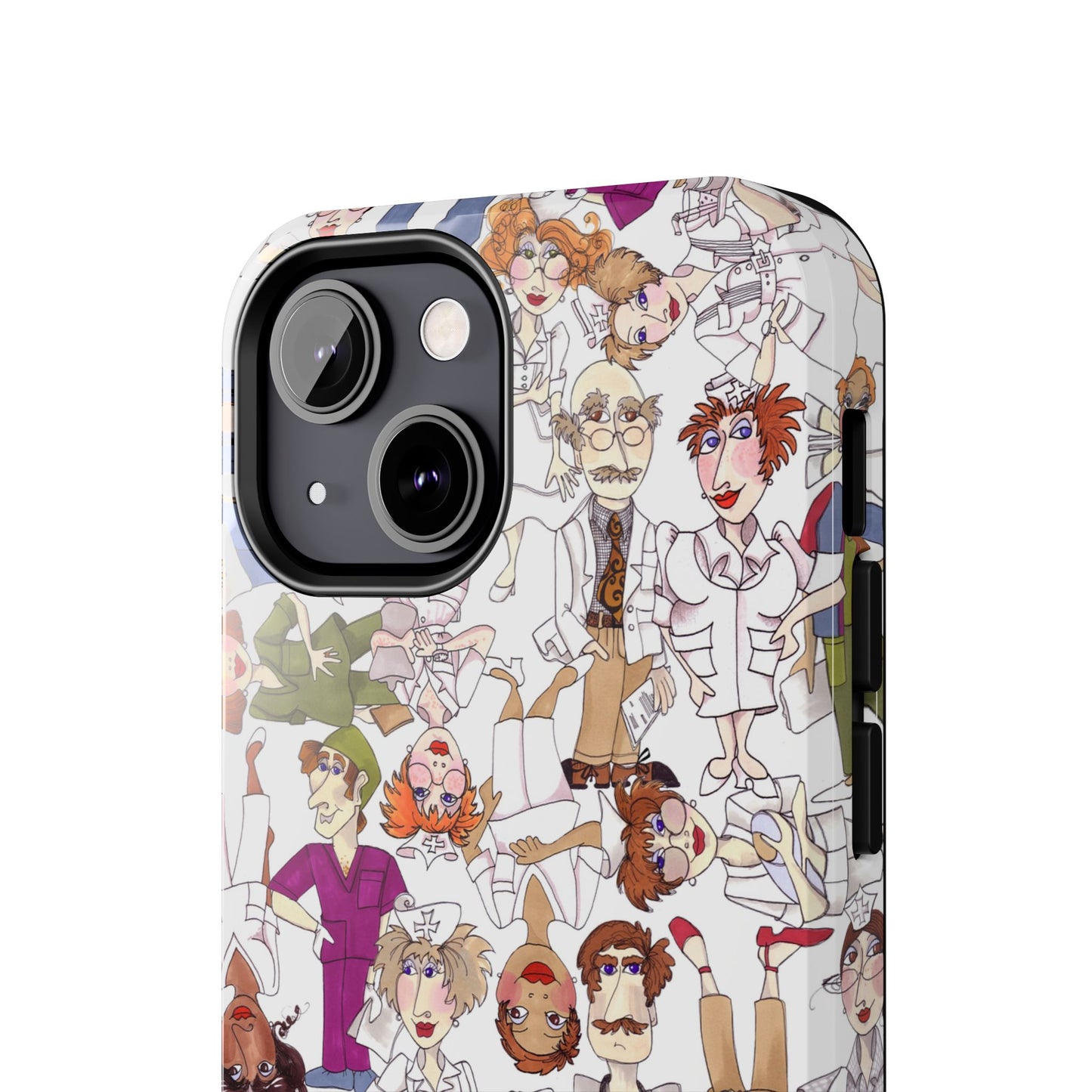 Diverse Nurse White Phone Case