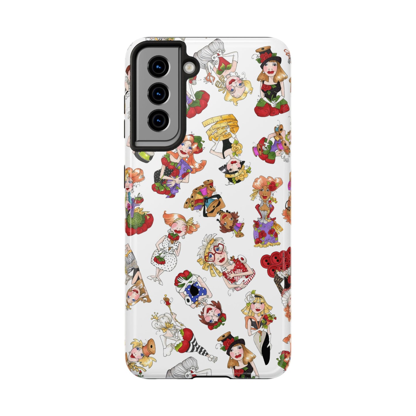 Curious Toss White Phone Case