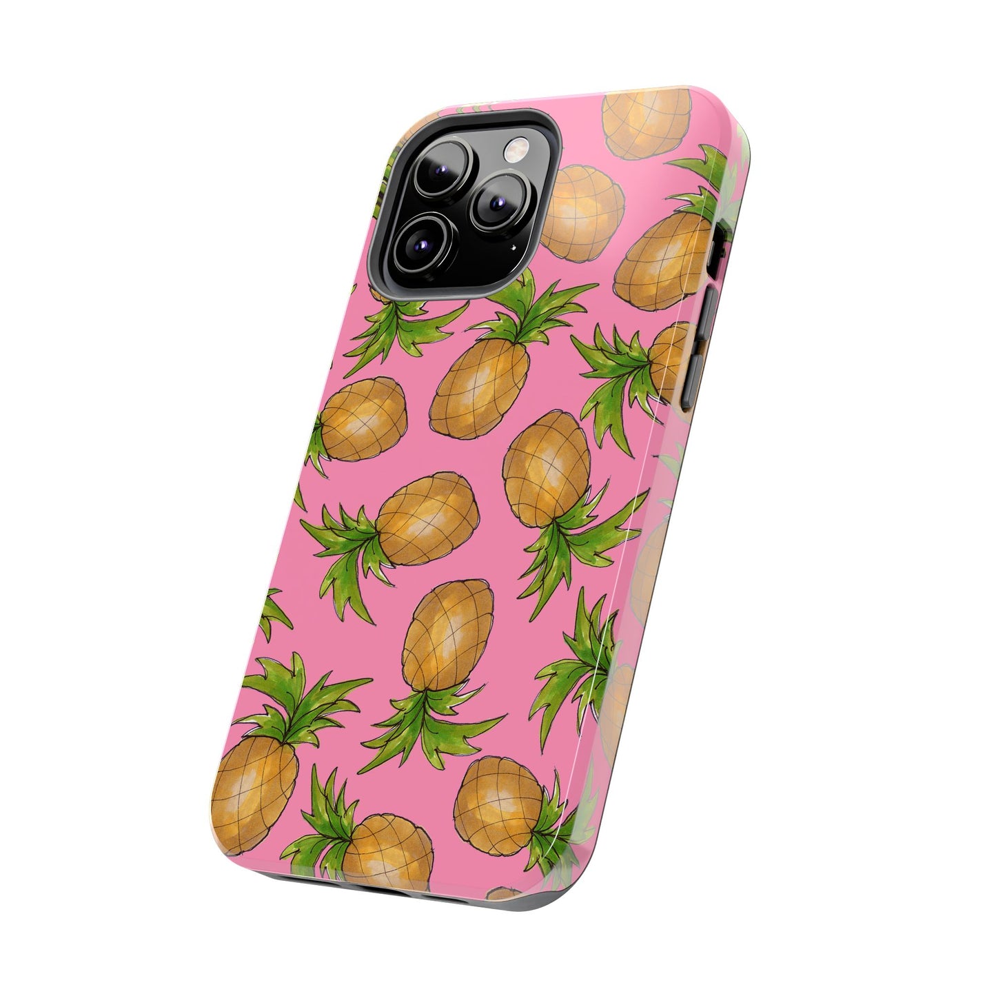 Pineapple Toss Pink Phone Case