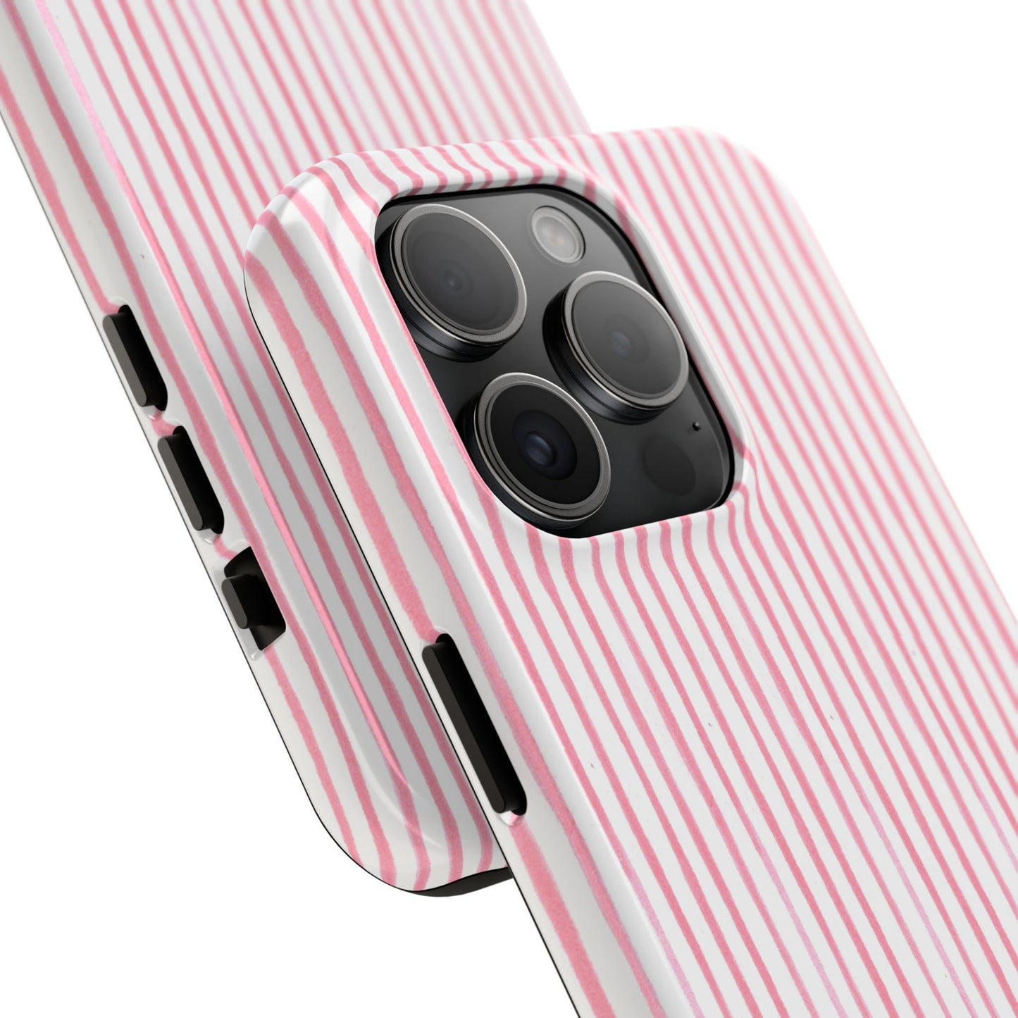 Candy Stripe White / Pink Phone Case