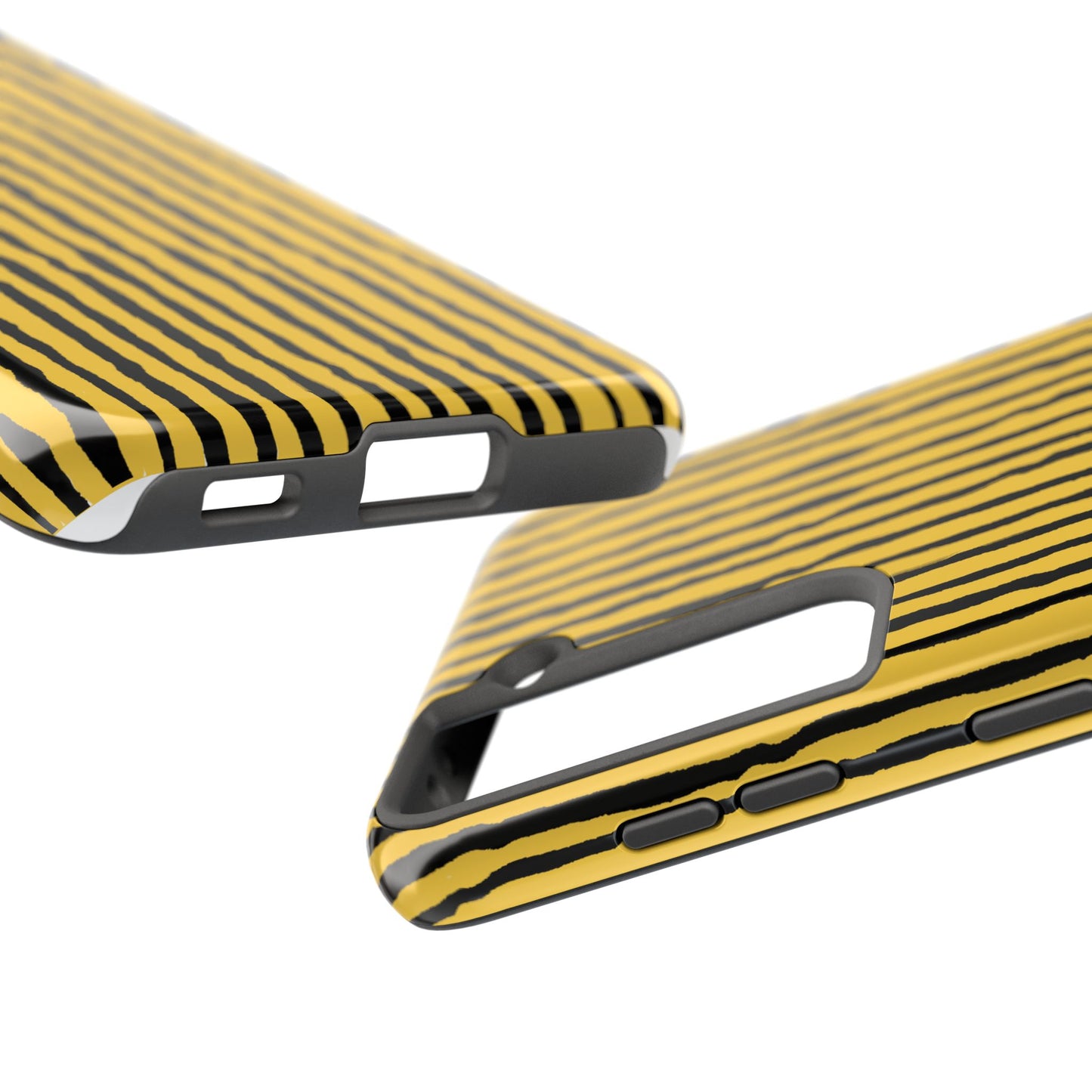 Sorta Stripe Yellow / Black Phone Case
