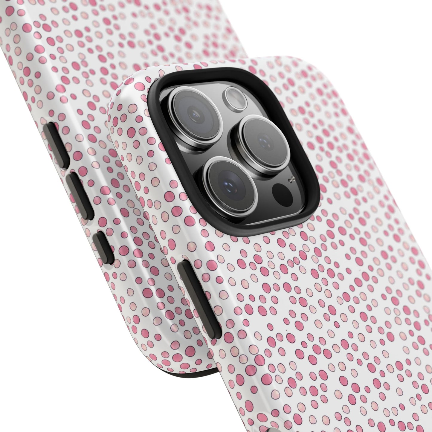 Water Spot Pink / White Phone Case