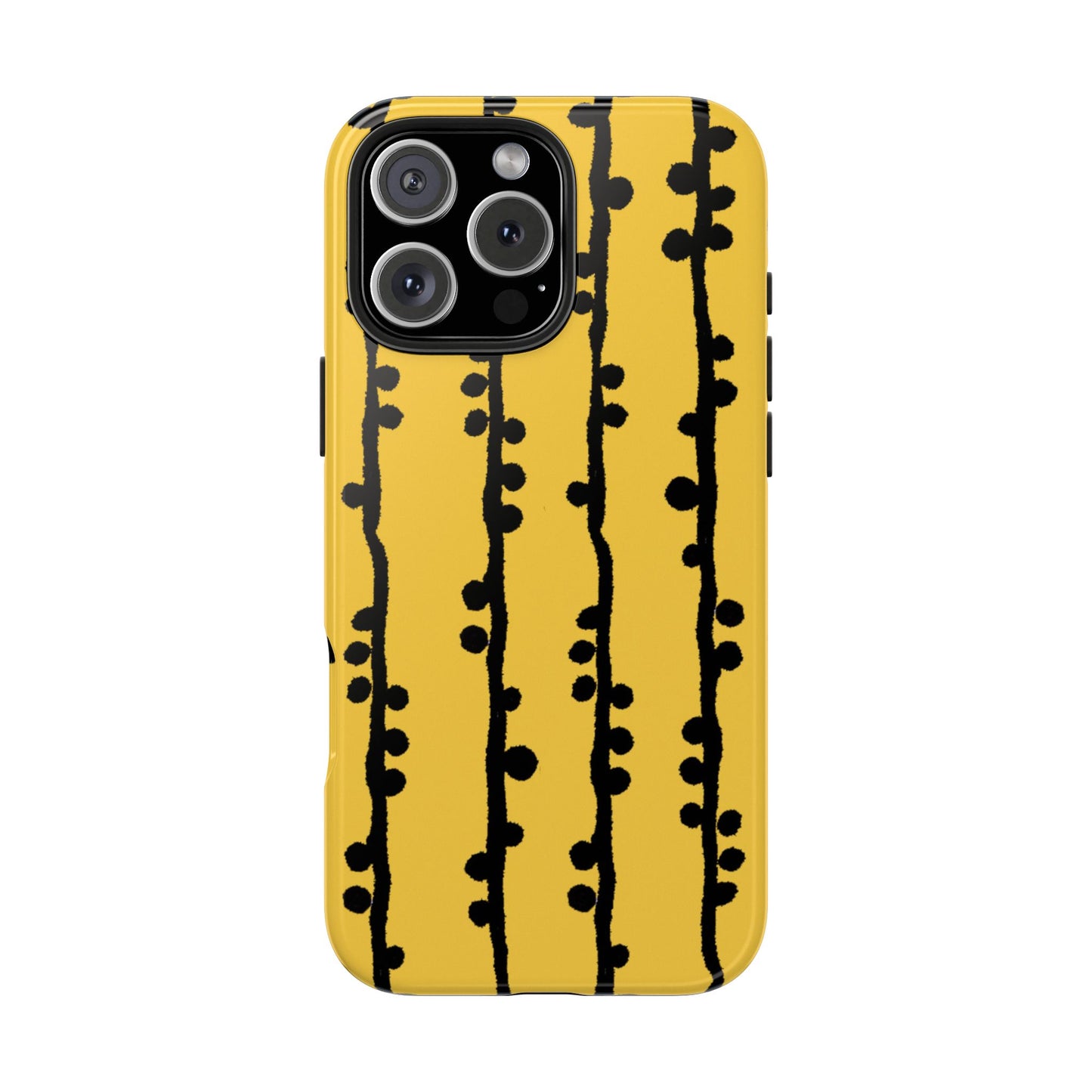 Loopy Stripe Yellow Phone Case