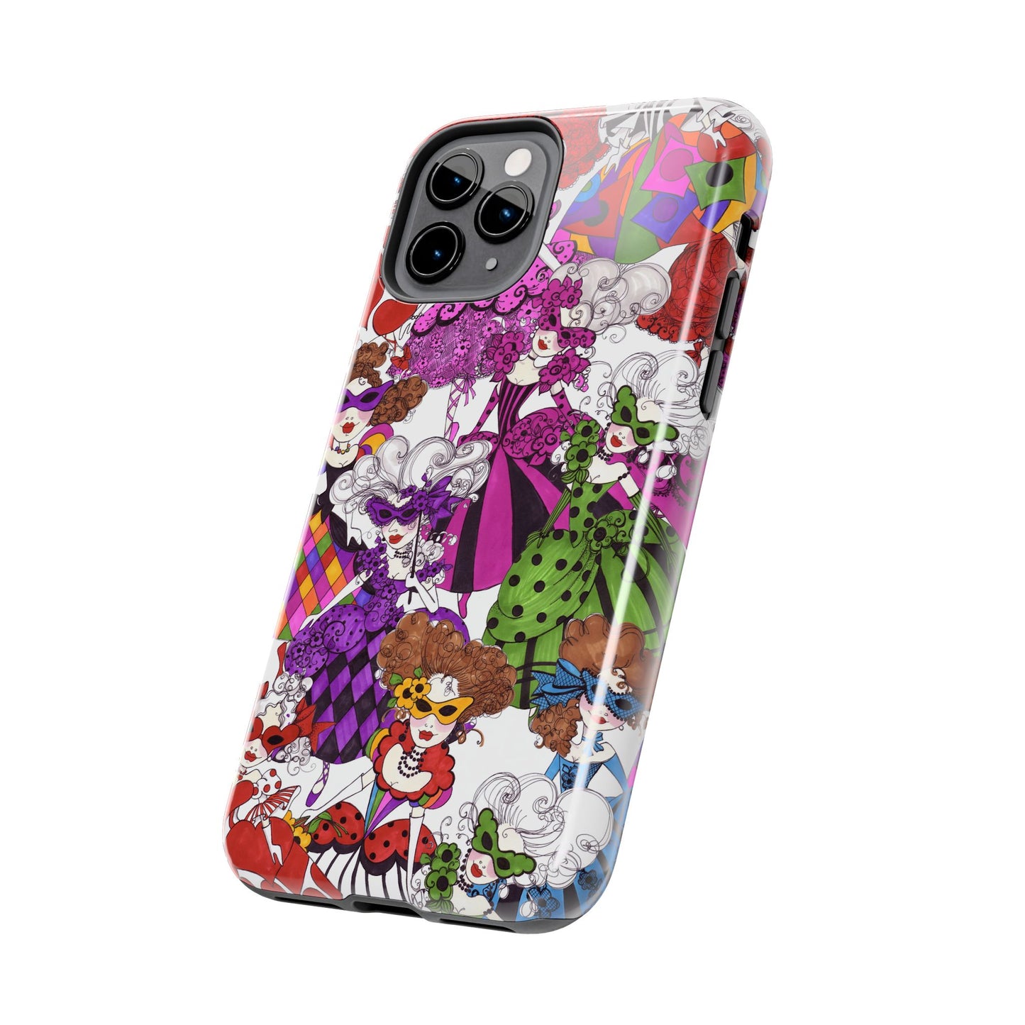 Crowded Dance Floor White Phone Case