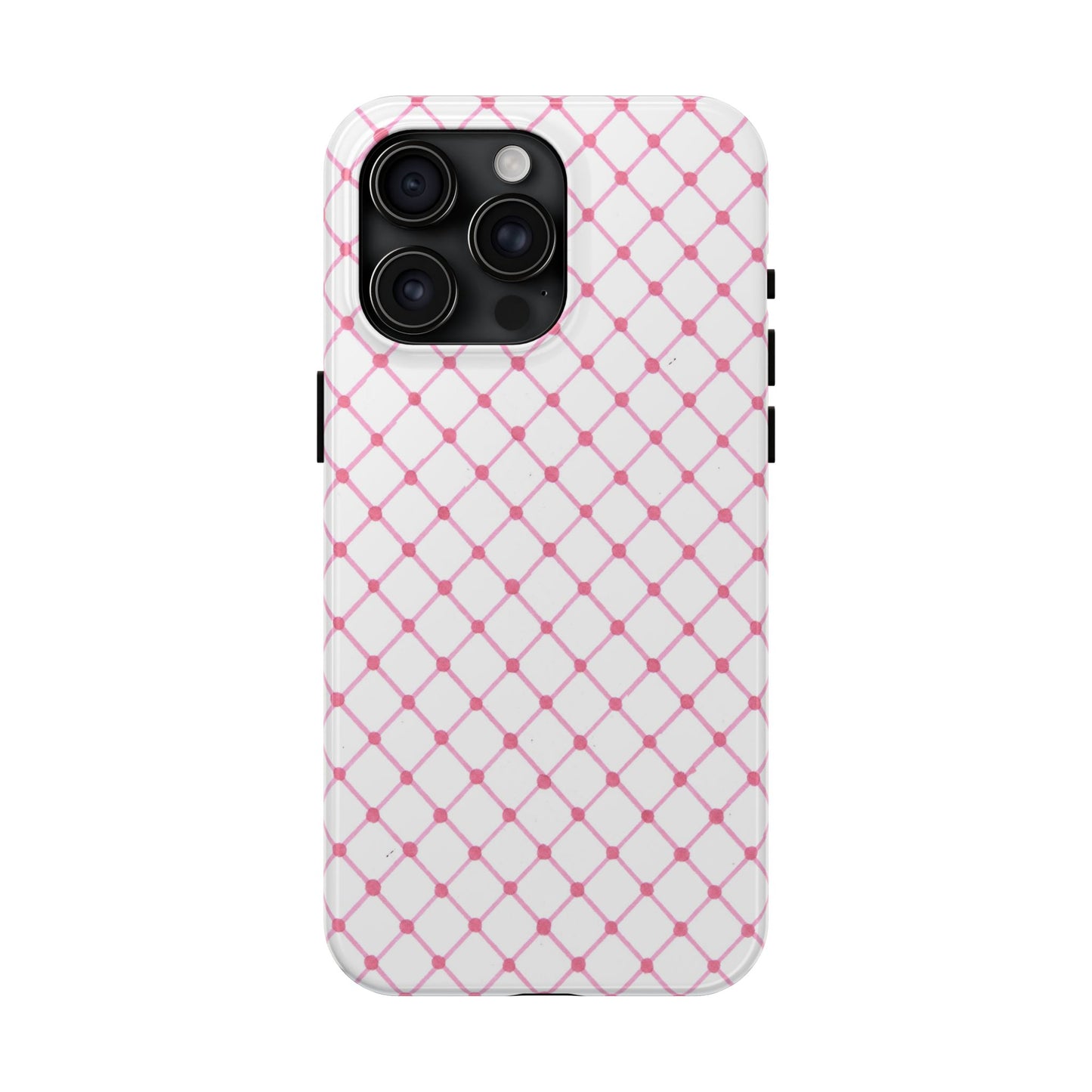 Cyclone Fence White / Pink Phone Case