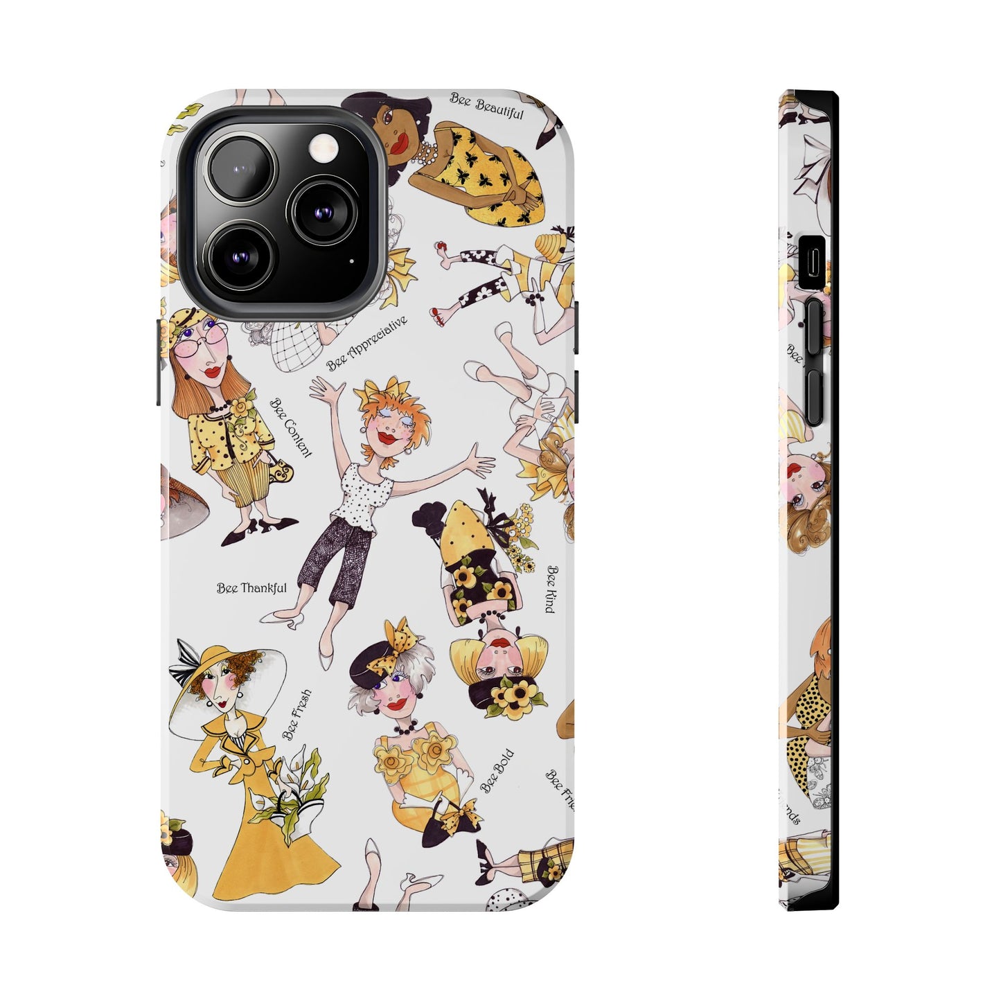 Bee Tossed White Phone Case