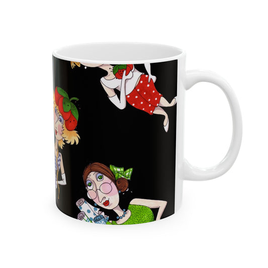 Fun Ladies Tossed Black Cup