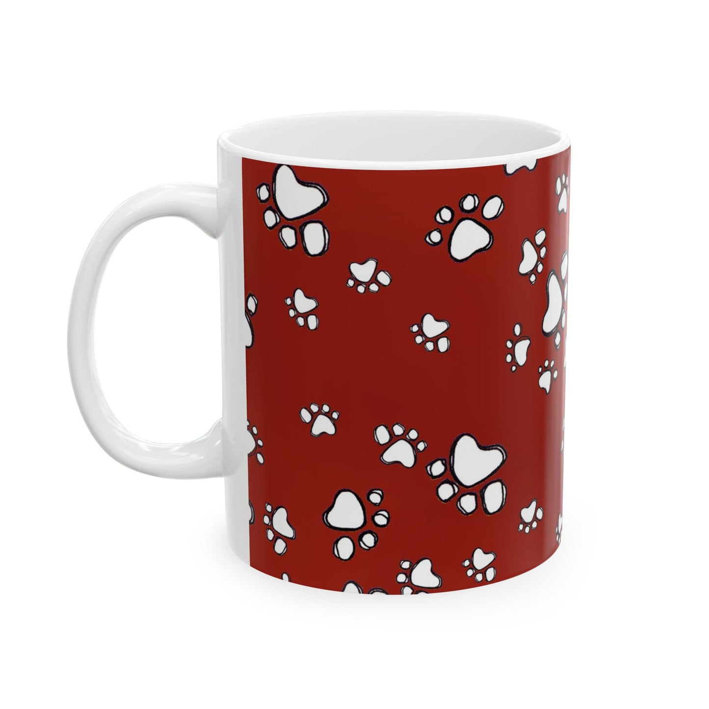Paw Flakes Red Cup