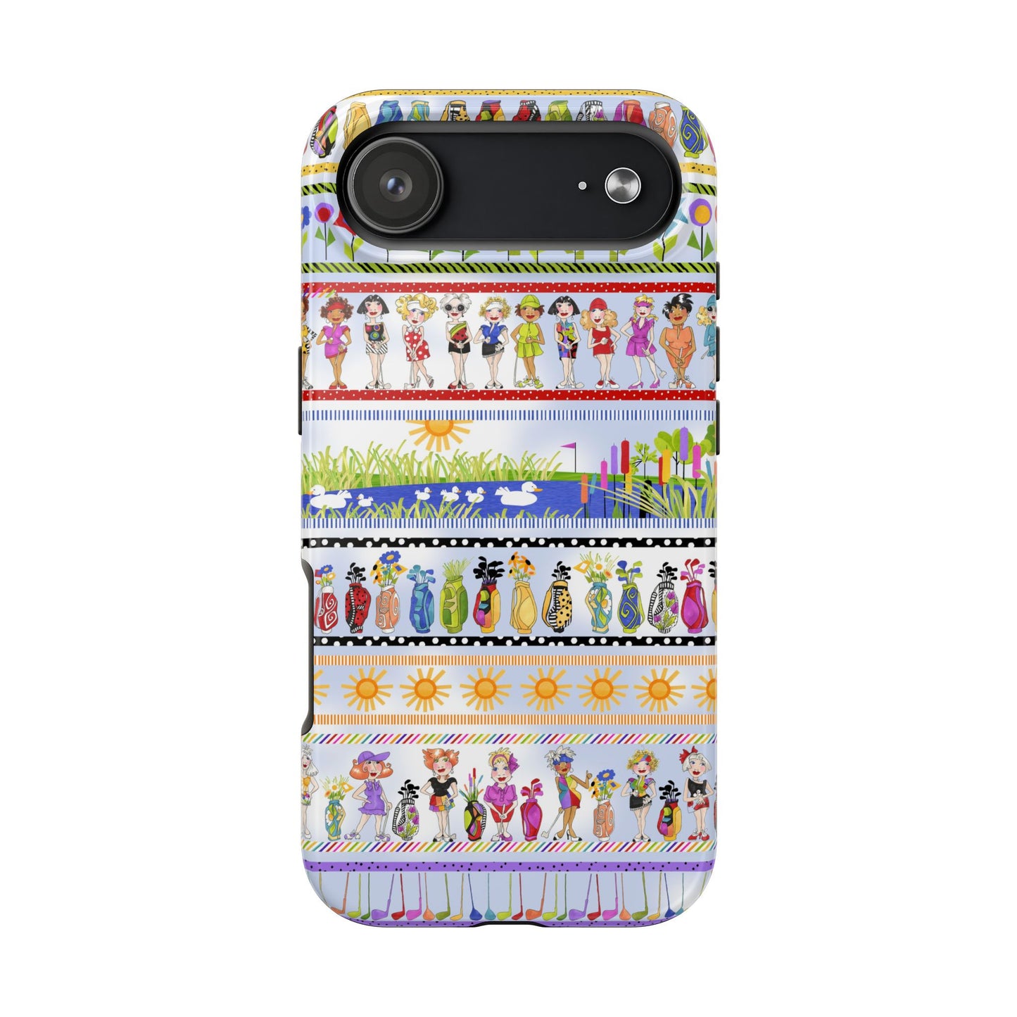 Golf Borders Blue Sky Phone Case