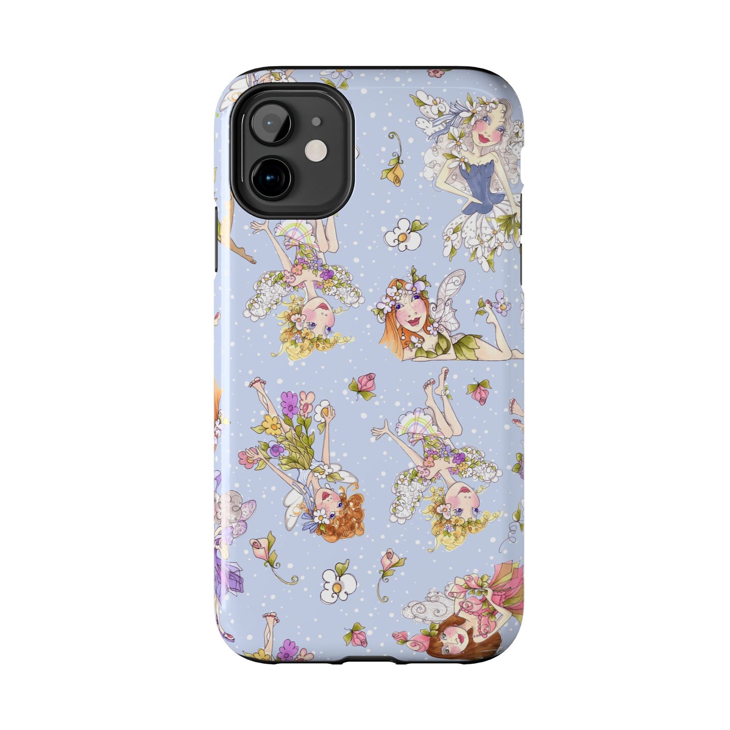Tossed Fairies Blue Phone Case