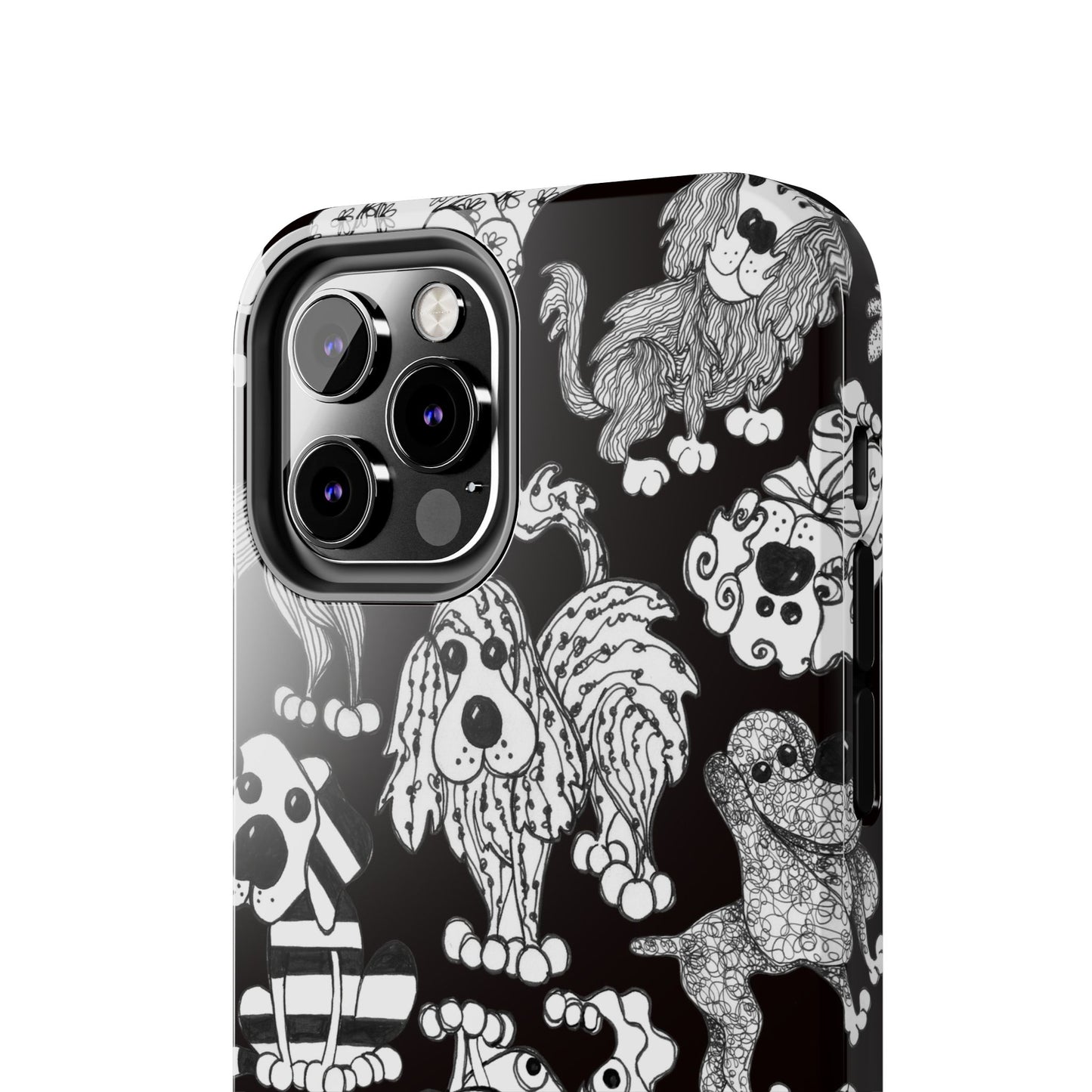 Dear Doggies Black Phone Case