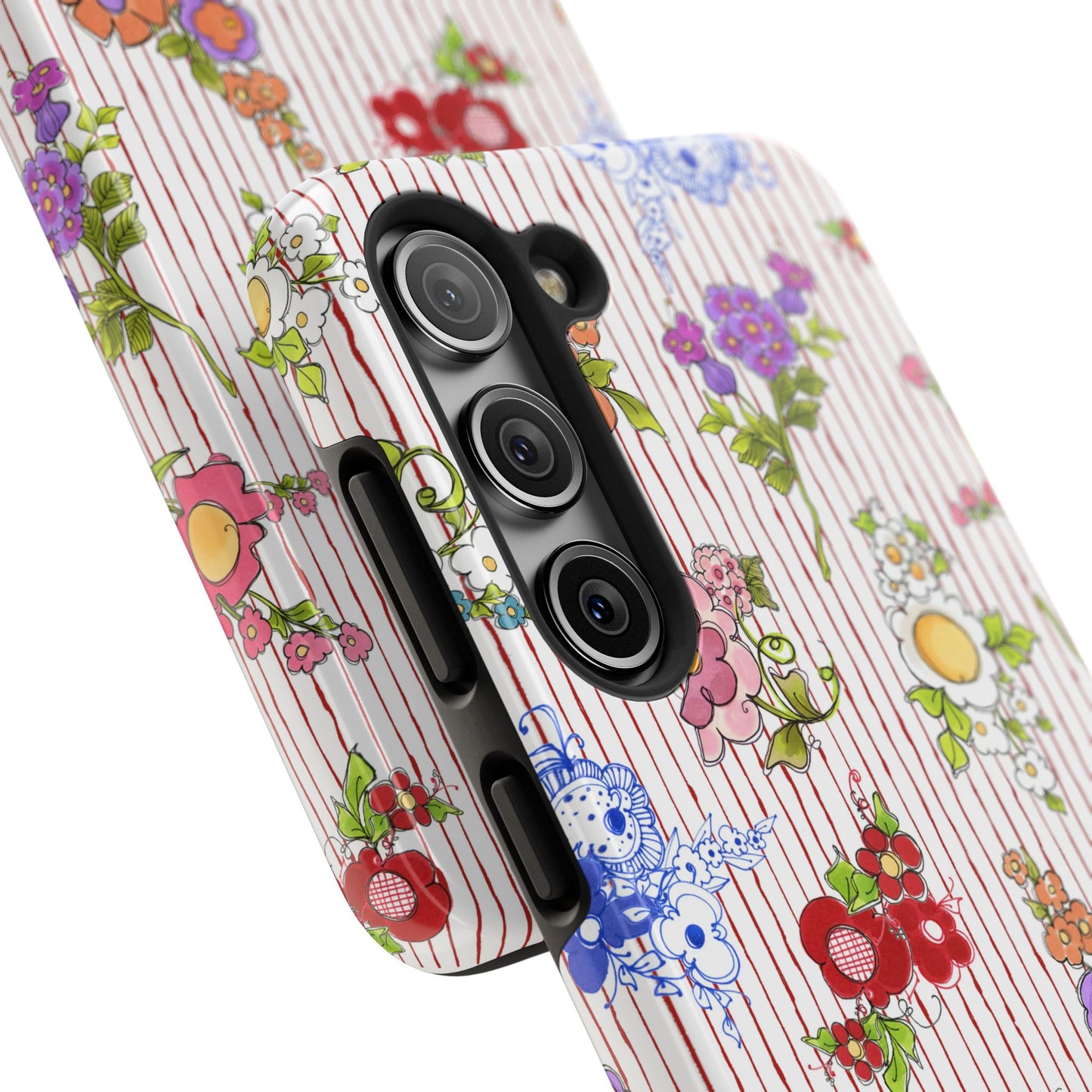 Mixed Bouquets Red / White Phone Case