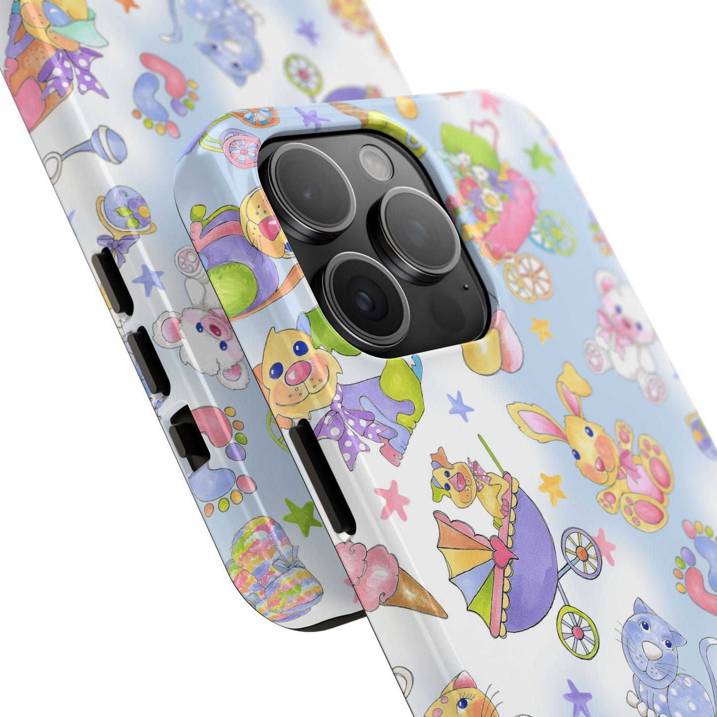 Busy Baby Blue Sky Phone Case