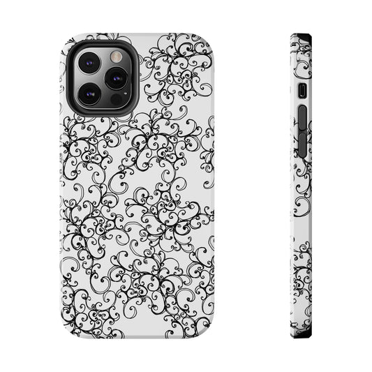 Poodle Scroll Phone Case