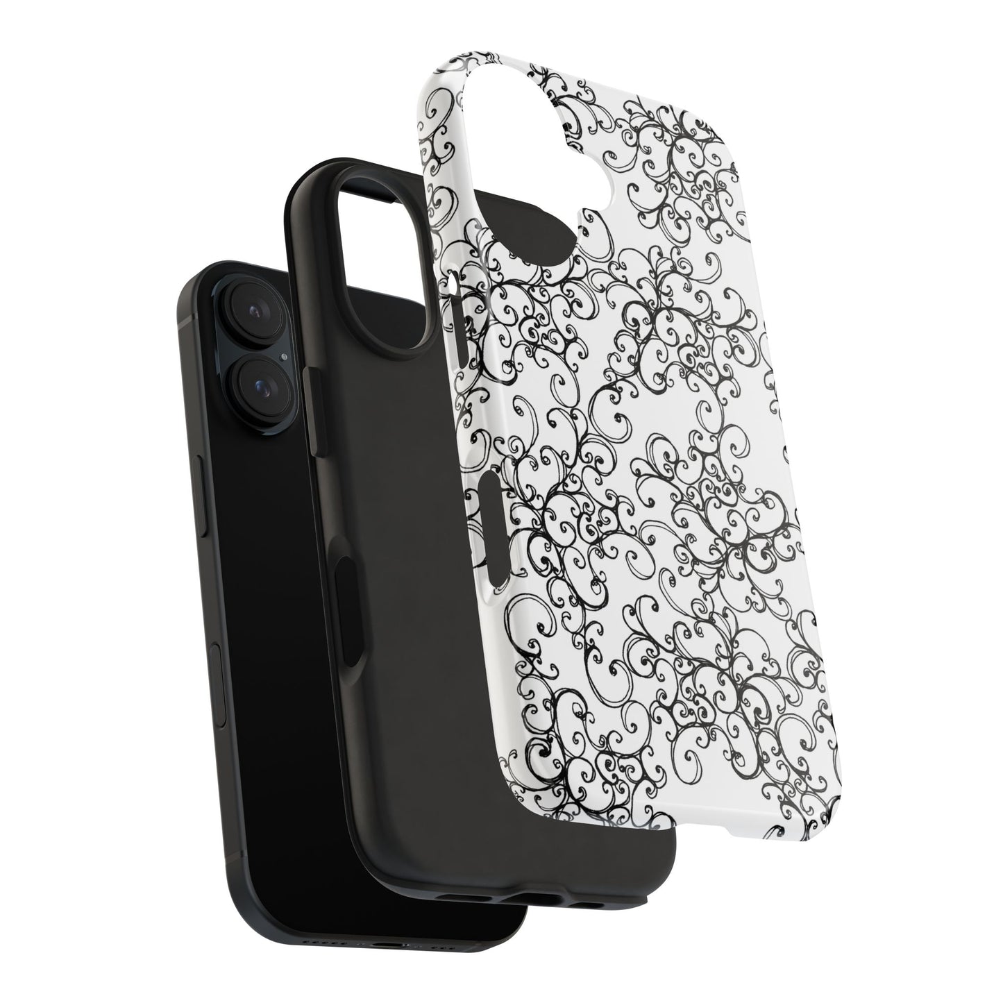 Poodle Scroll Phone Case