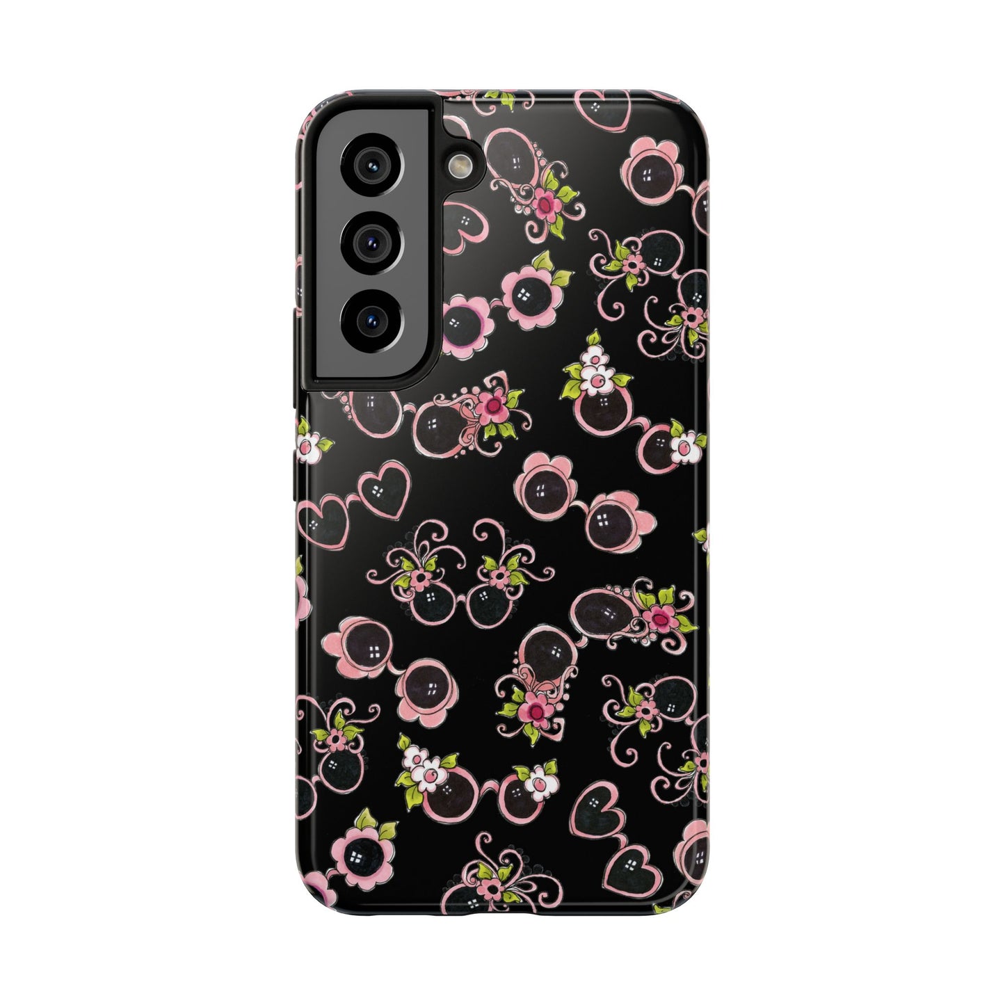 Tossed Shades Black Phone Case