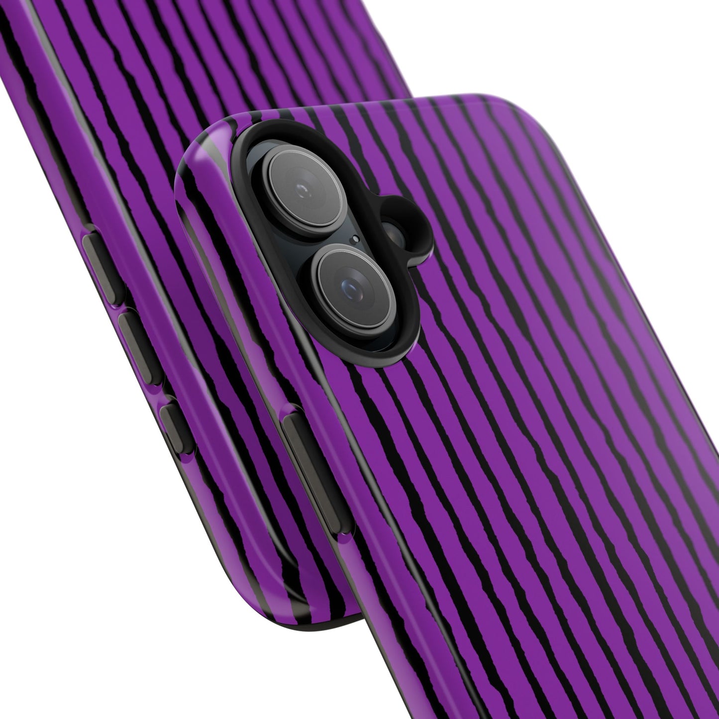 Sorta Stripe Purple / Black Phone Case